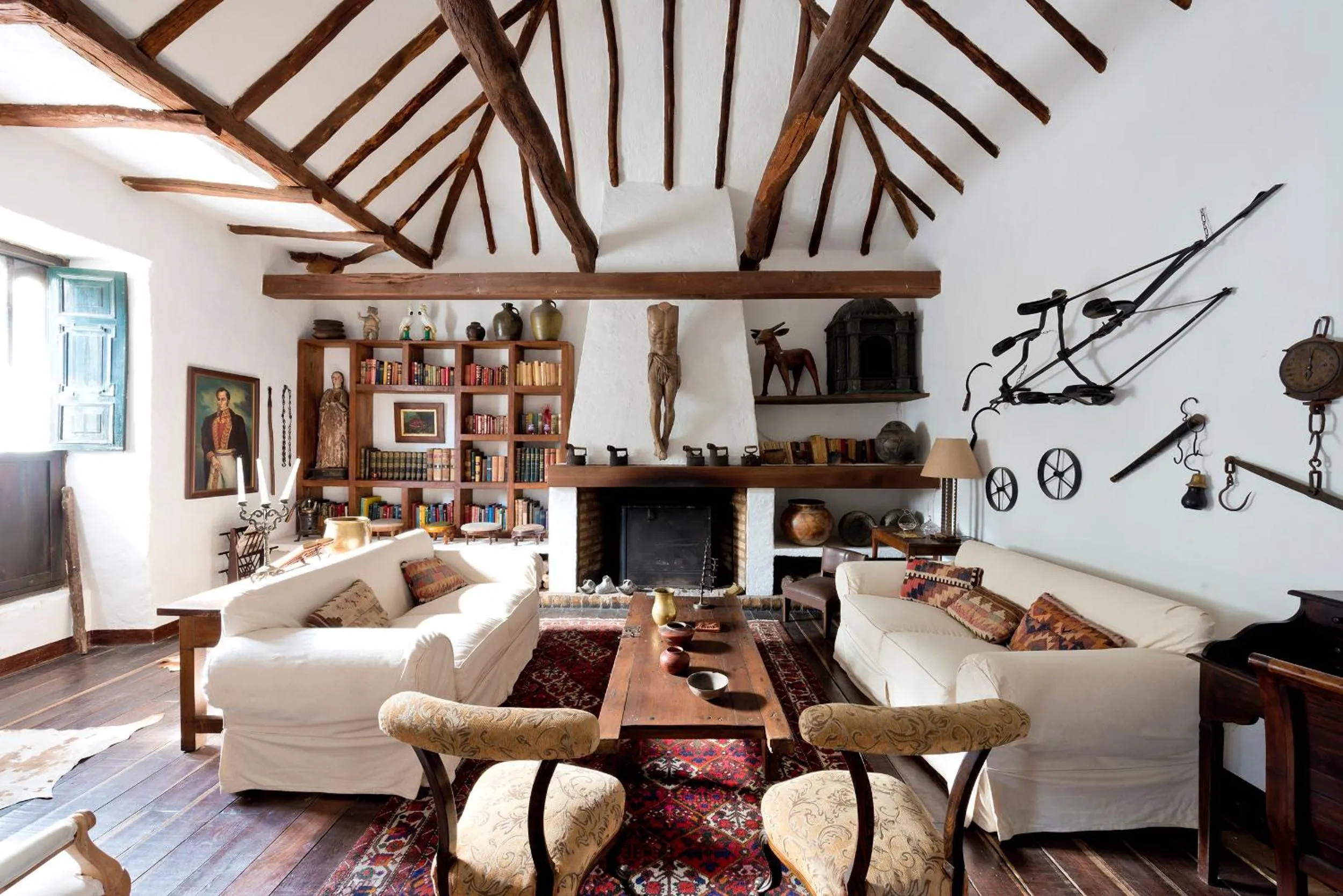 Living room in Casa La Bisbal
