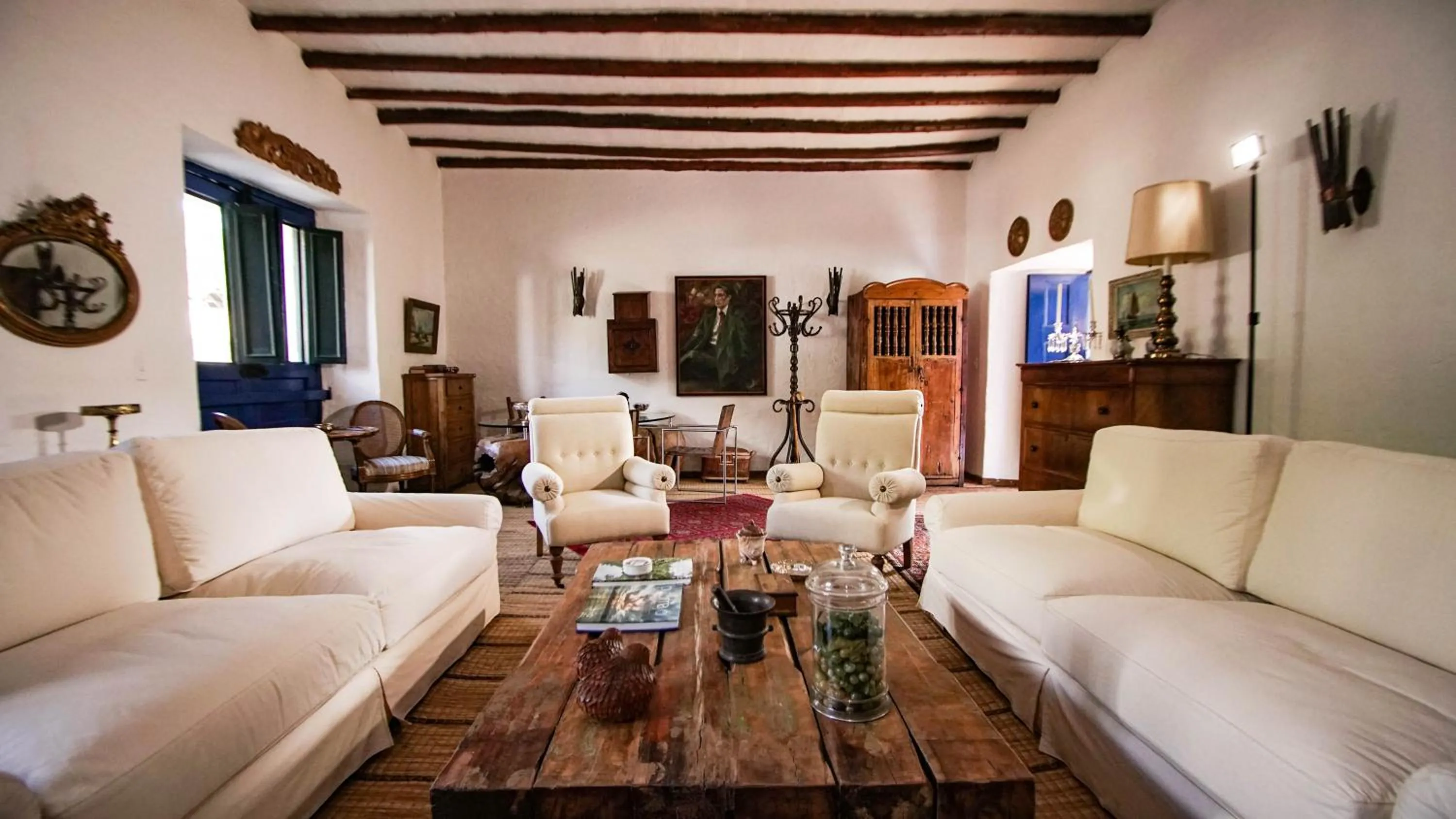 Living room in Casa La Bisbal