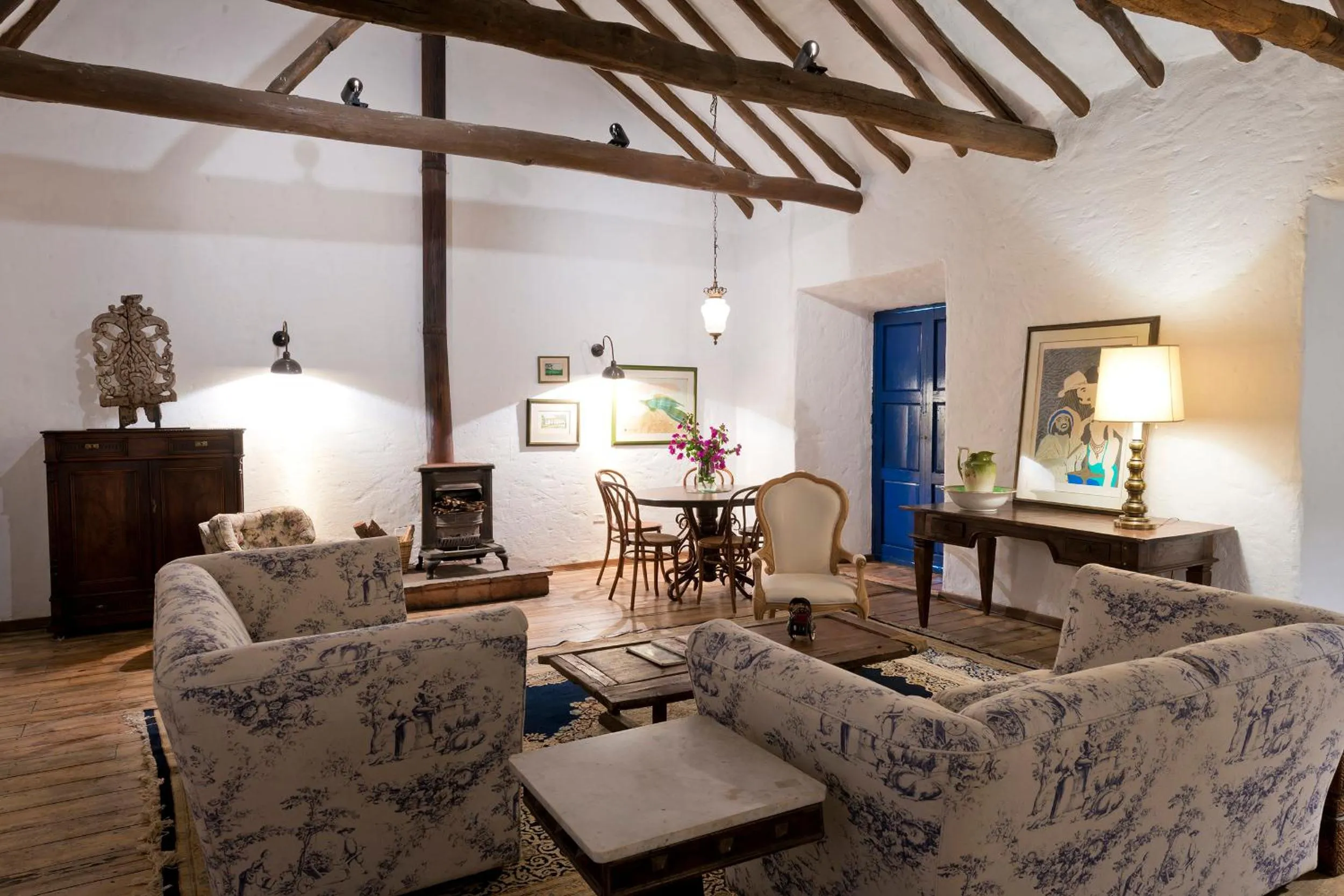 Seating area in Casa La Bisbal