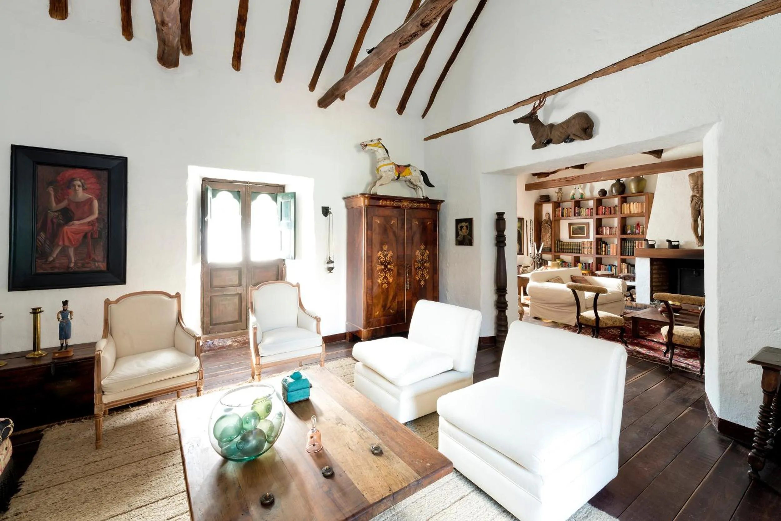 Living room in Casa La Bisbal