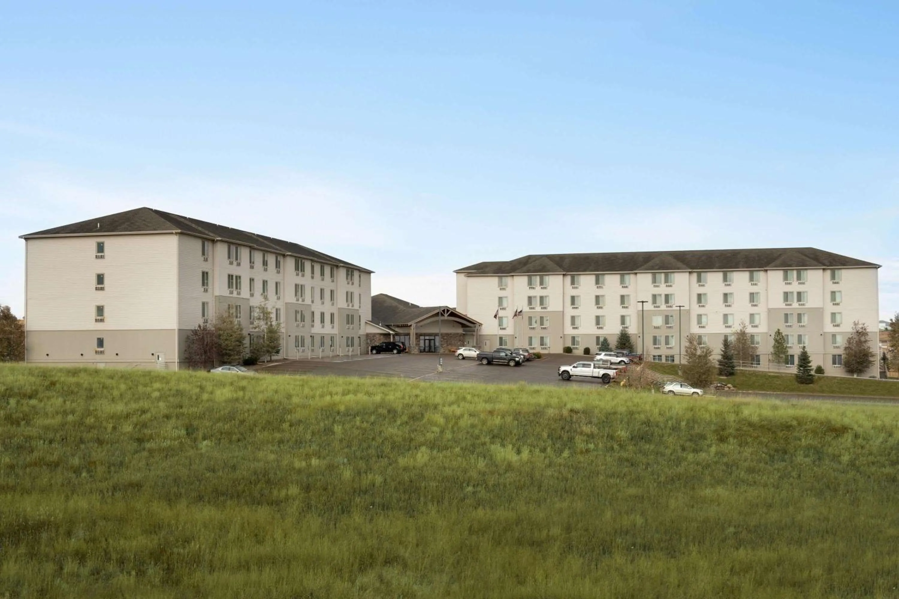 Property building in Bakken Airport XWA Hotel & Studios