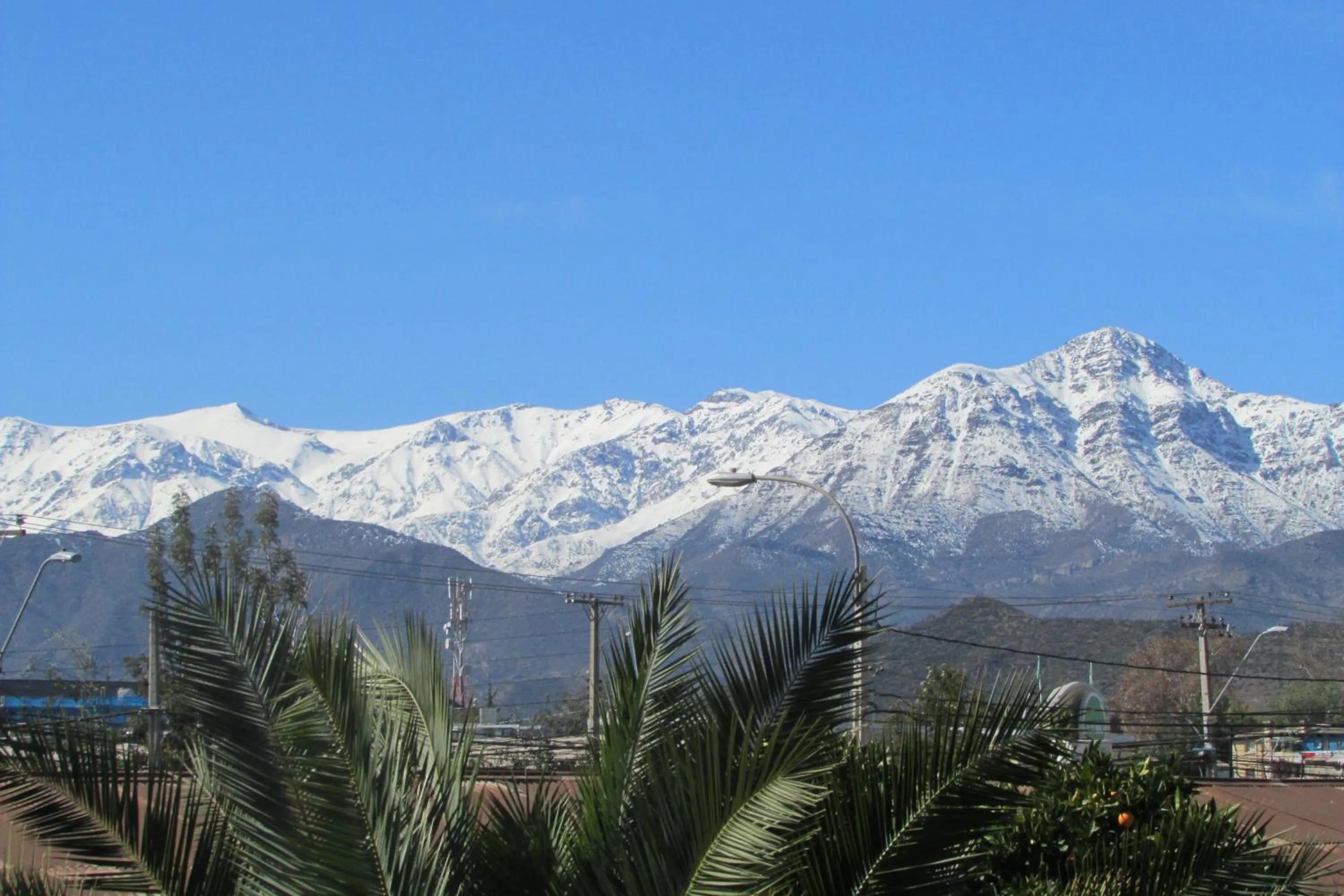 Natural landscape in Hotel Los Andes
