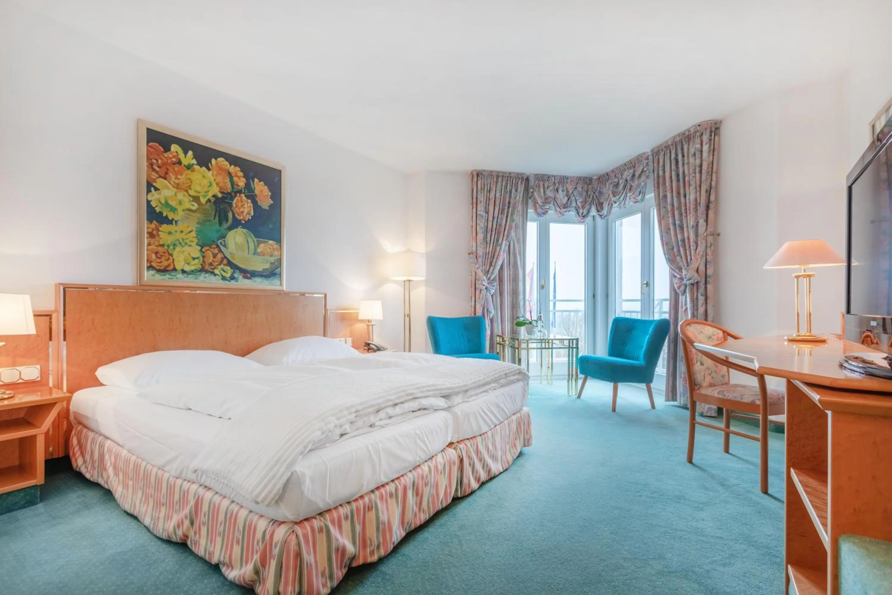 Photo of the whole room, Bed in Landhotel Bellevue