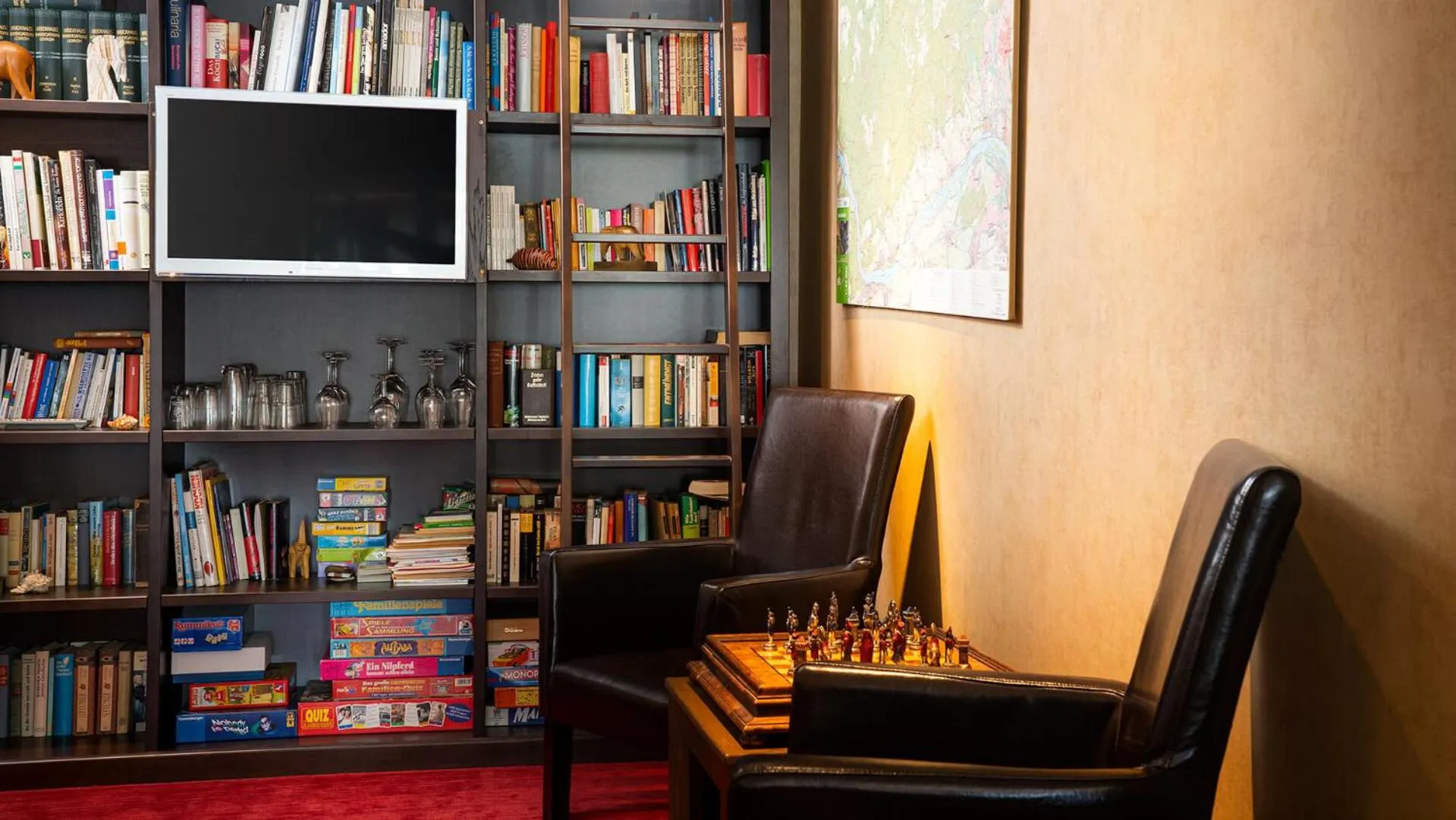 Library in Ringhotel Central - Superior