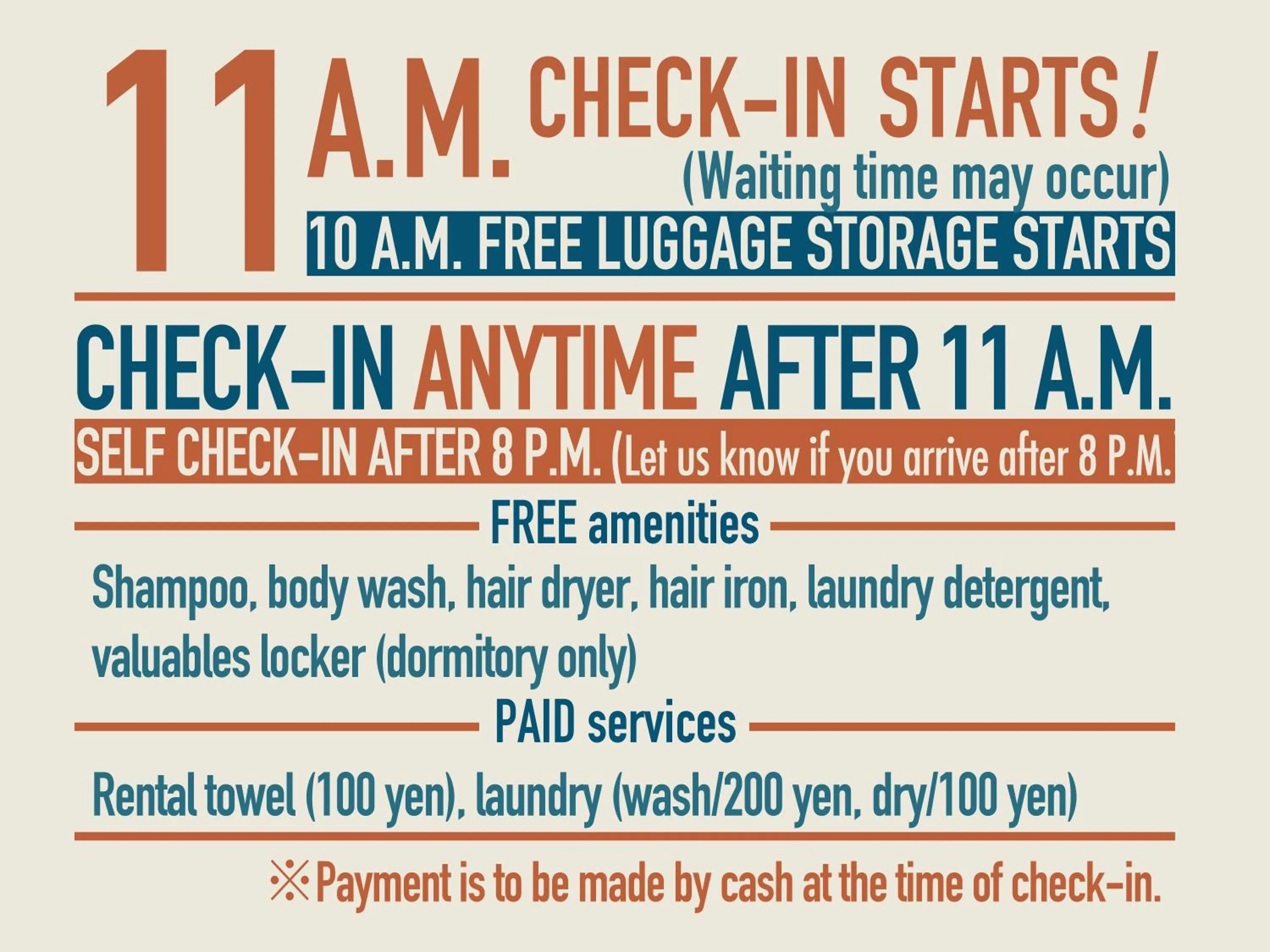 Text overlay in Hostel Q