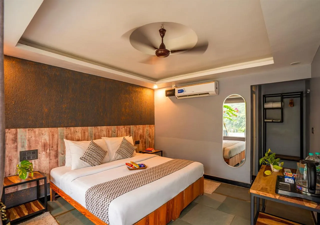 Photo of the whole room, Bed in Moustache Rishikesh Riverside Resort