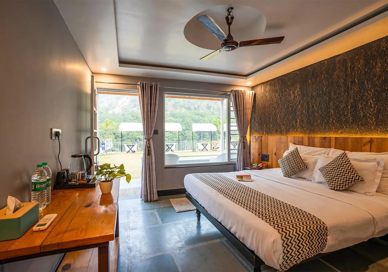 Bedroom, Bed in Moustache Rishikesh Riverside Resort
