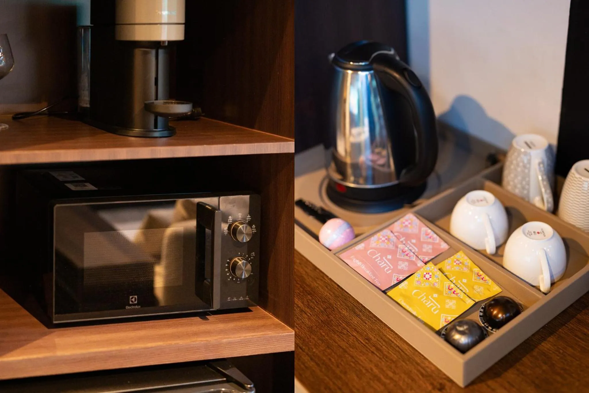 Coffee/tea facilities in The Stream House