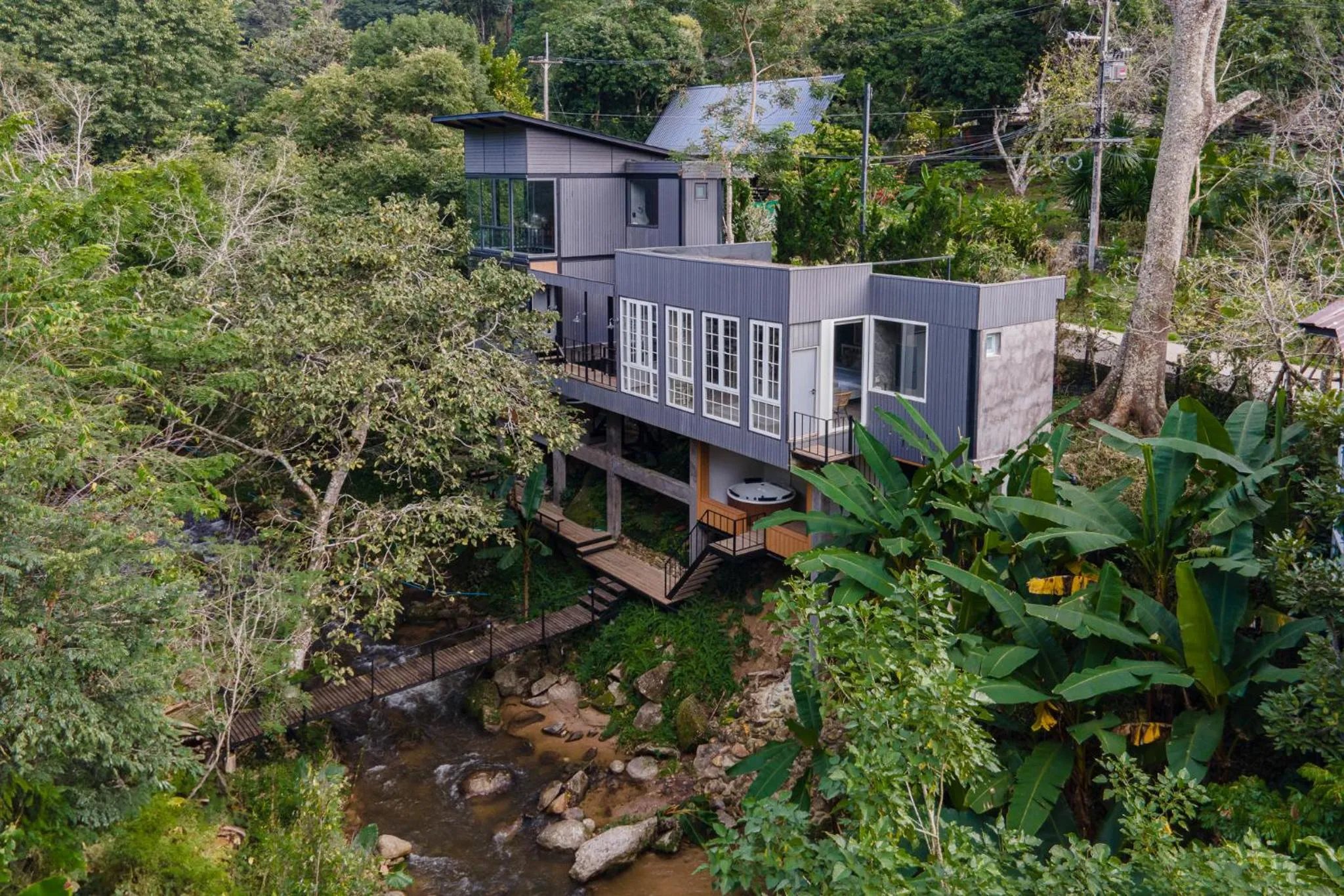 Property building in The Stream House