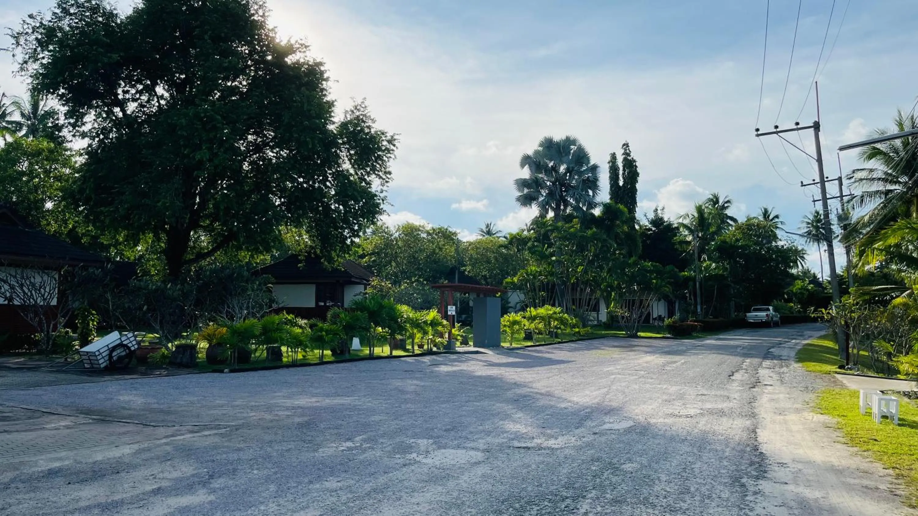 Parking in Suan Bankrut Beach Resort