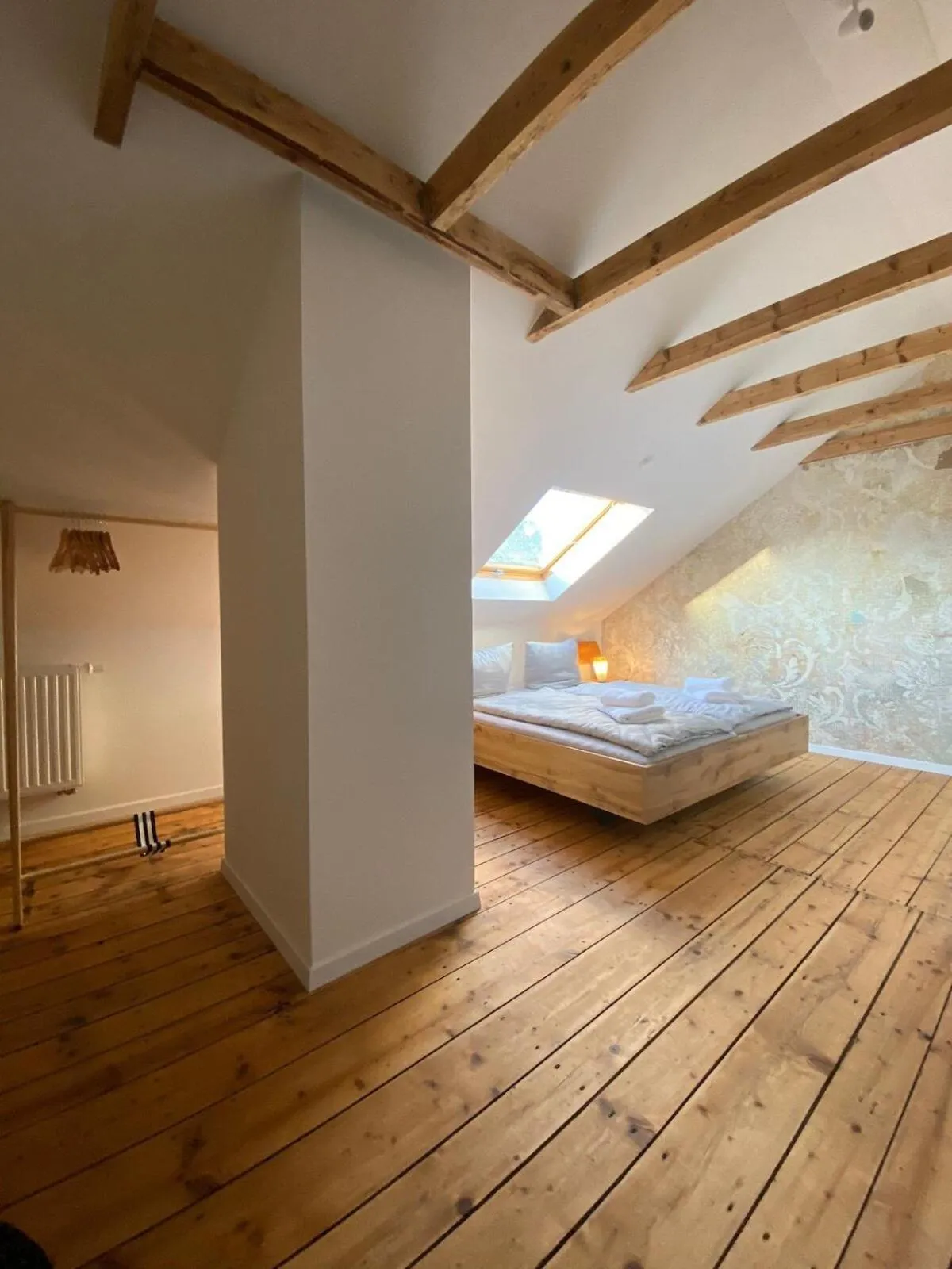 Bedroom, Bed in Ferienhaus Chemnitz