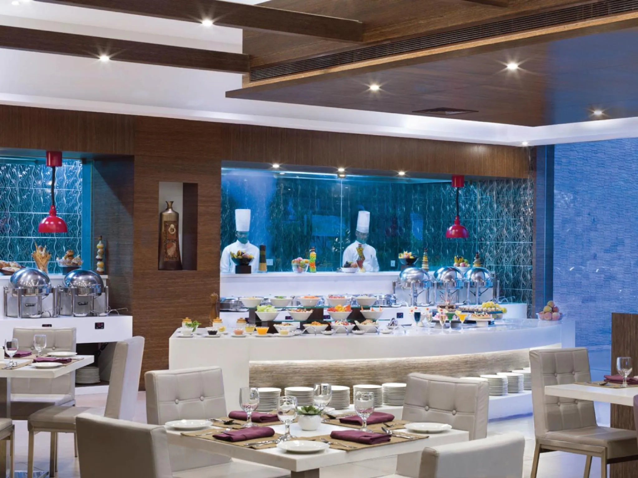 Buffet breakfast in HYCINTH Hotels