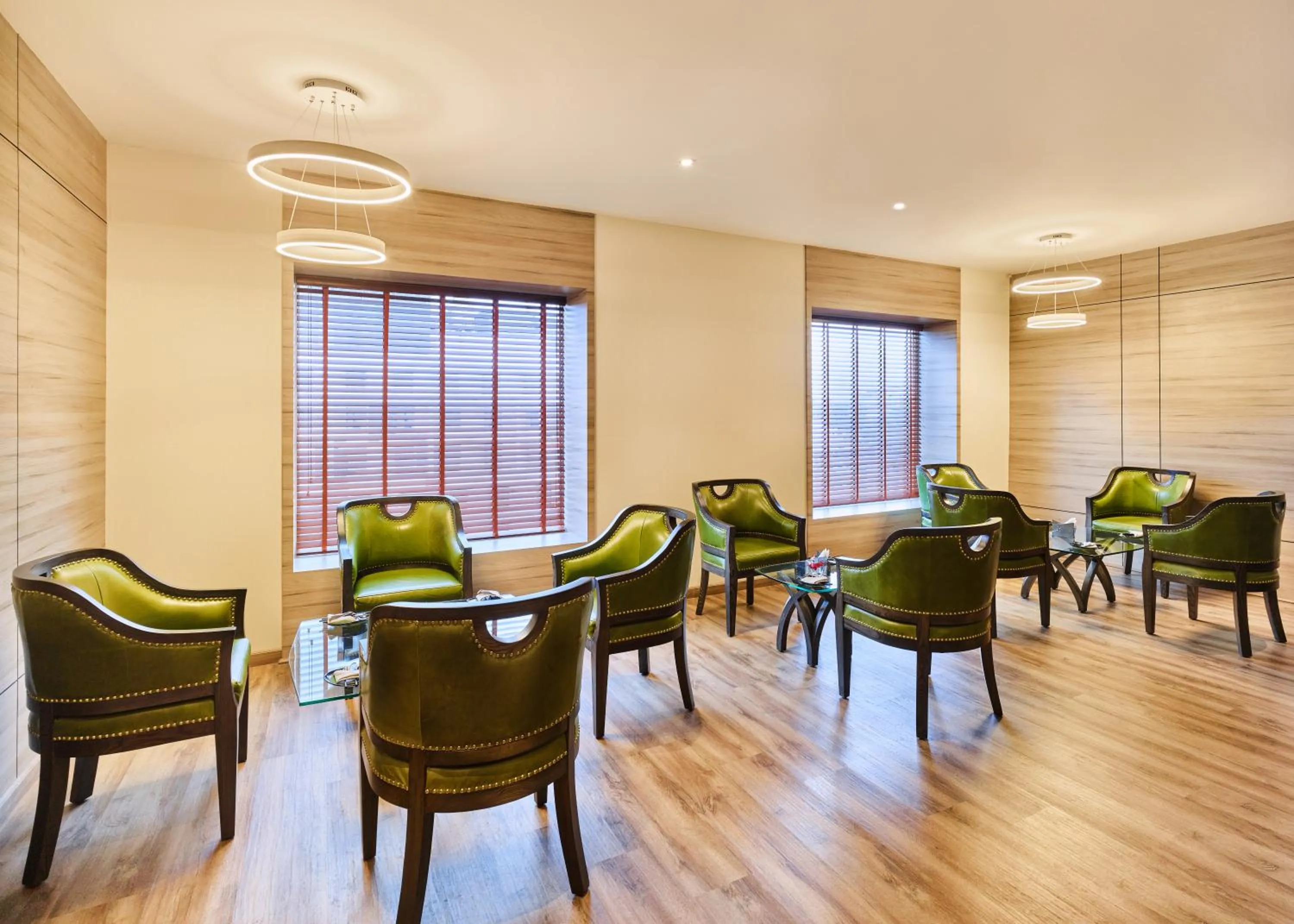 Seating area in HYCINTH Hotels