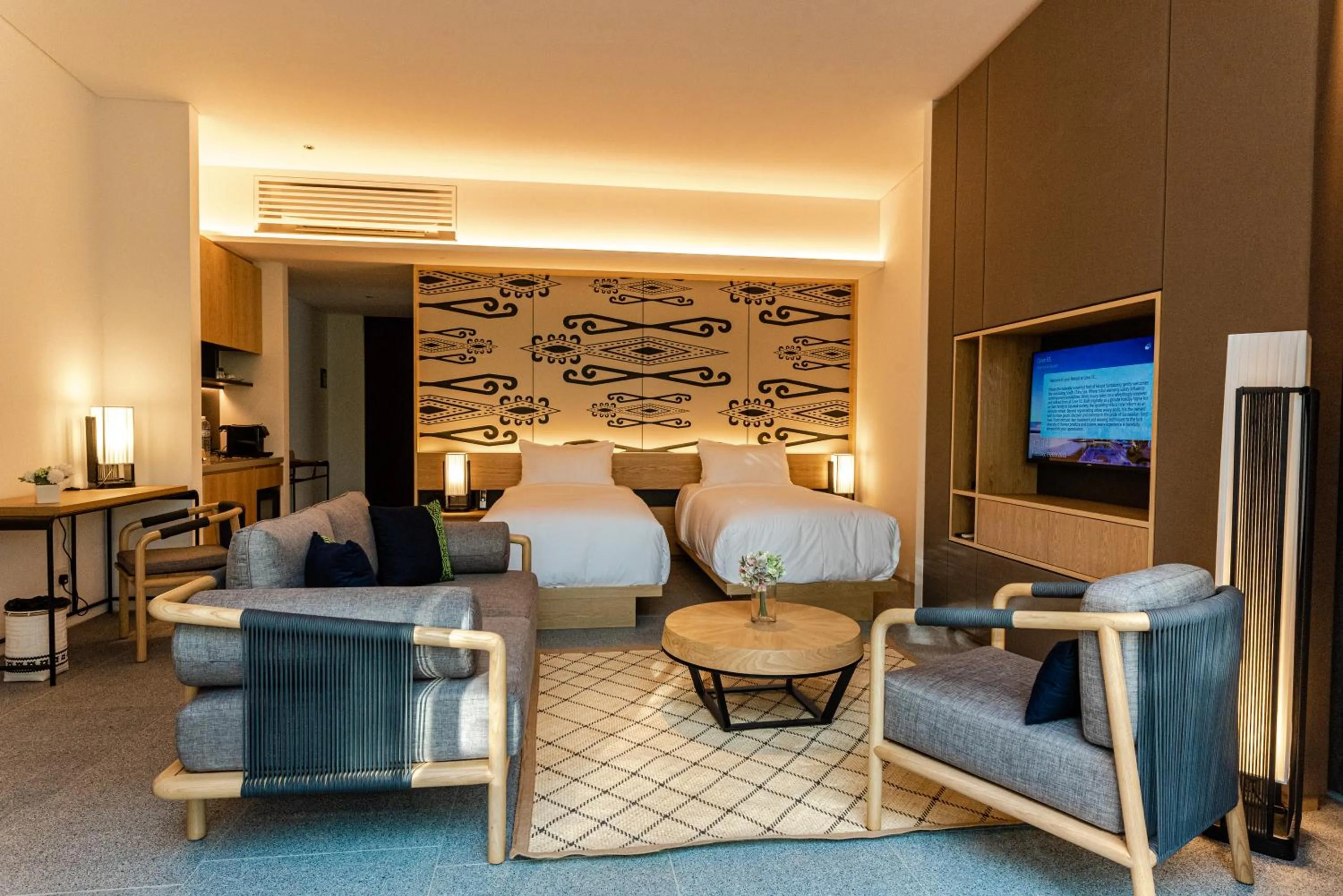 Living room in Cove 55