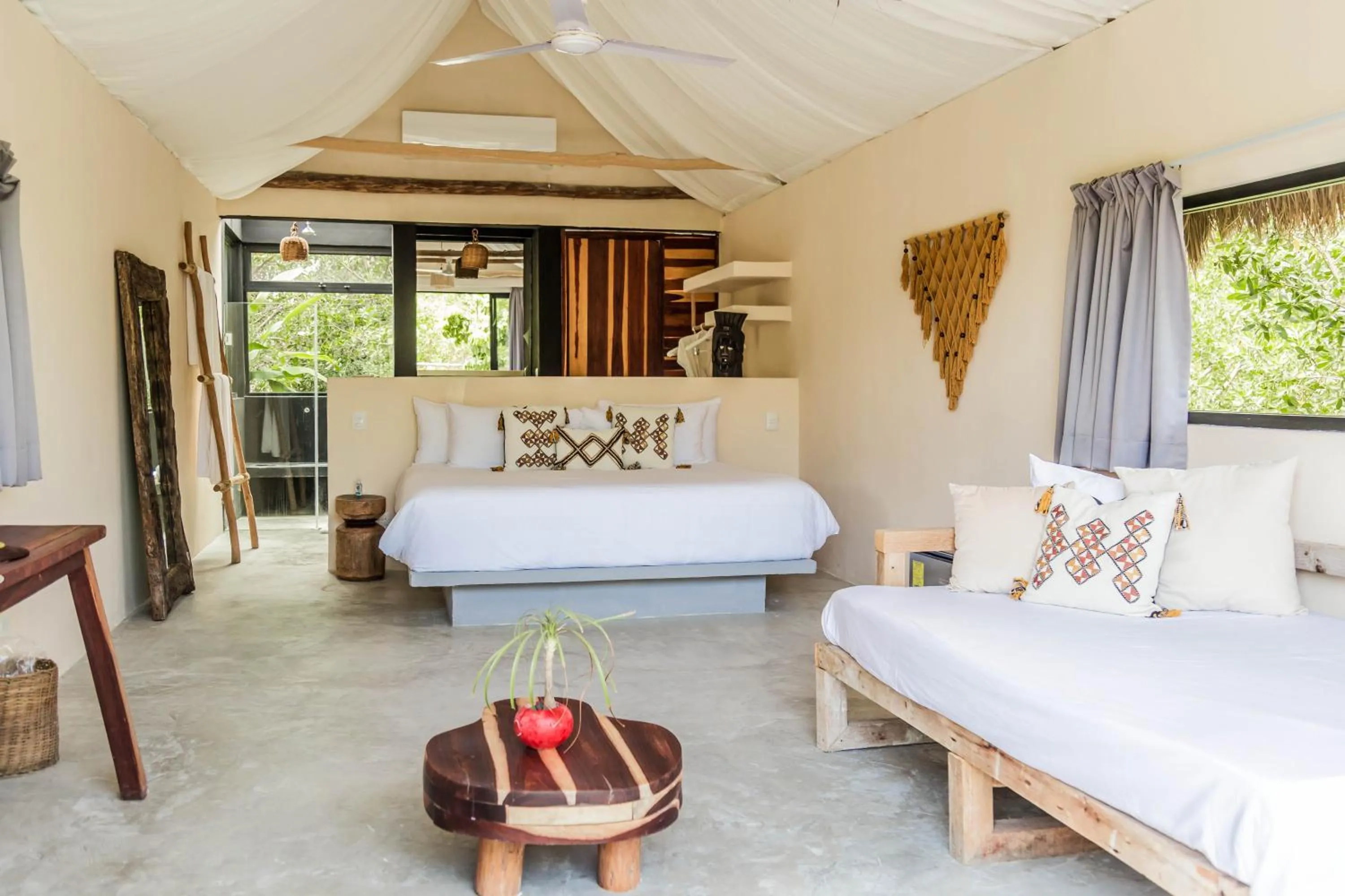 Bed in Roc Jungle Tulum