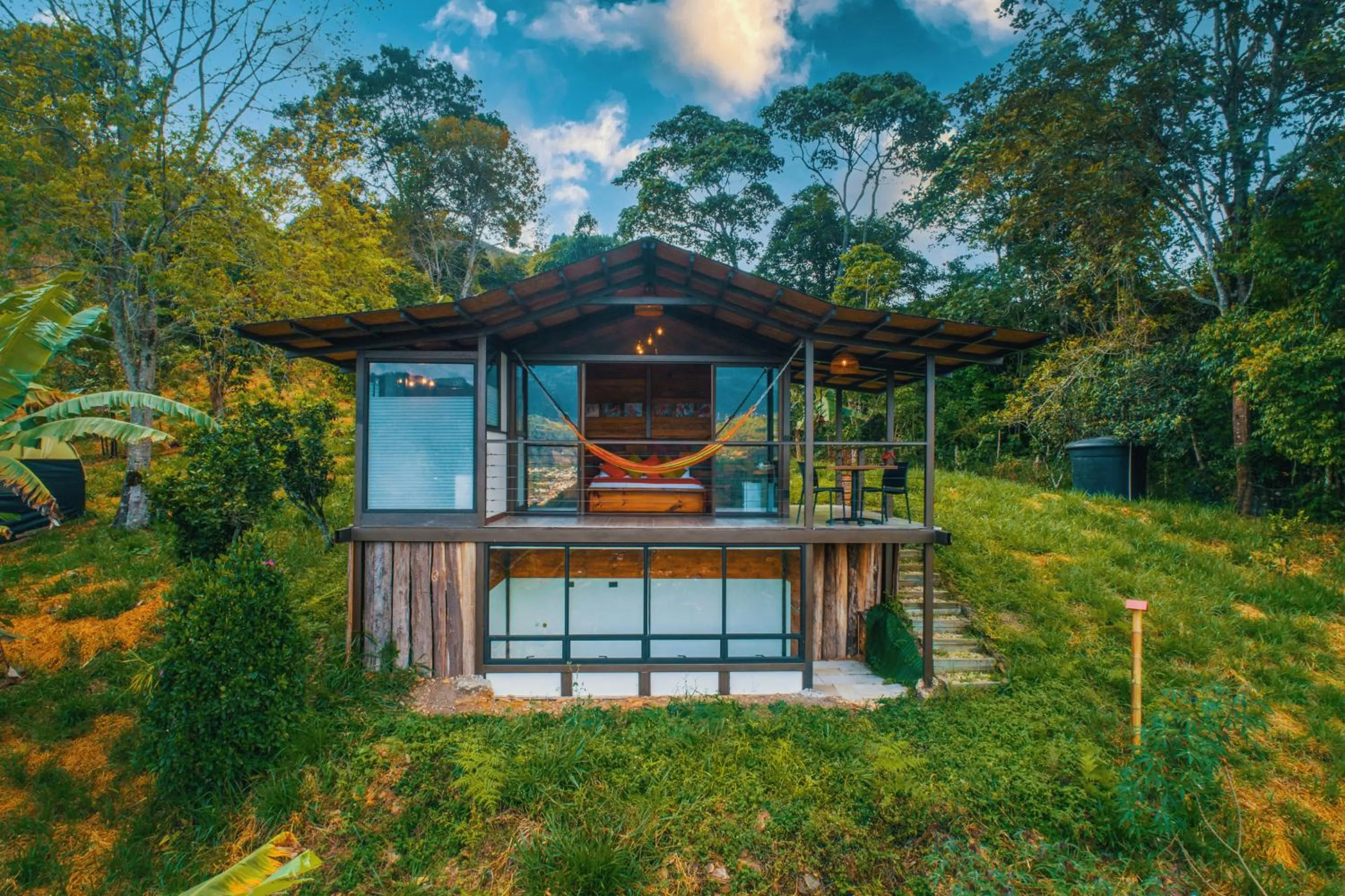 Natural landscape in Natubri Ecohotel