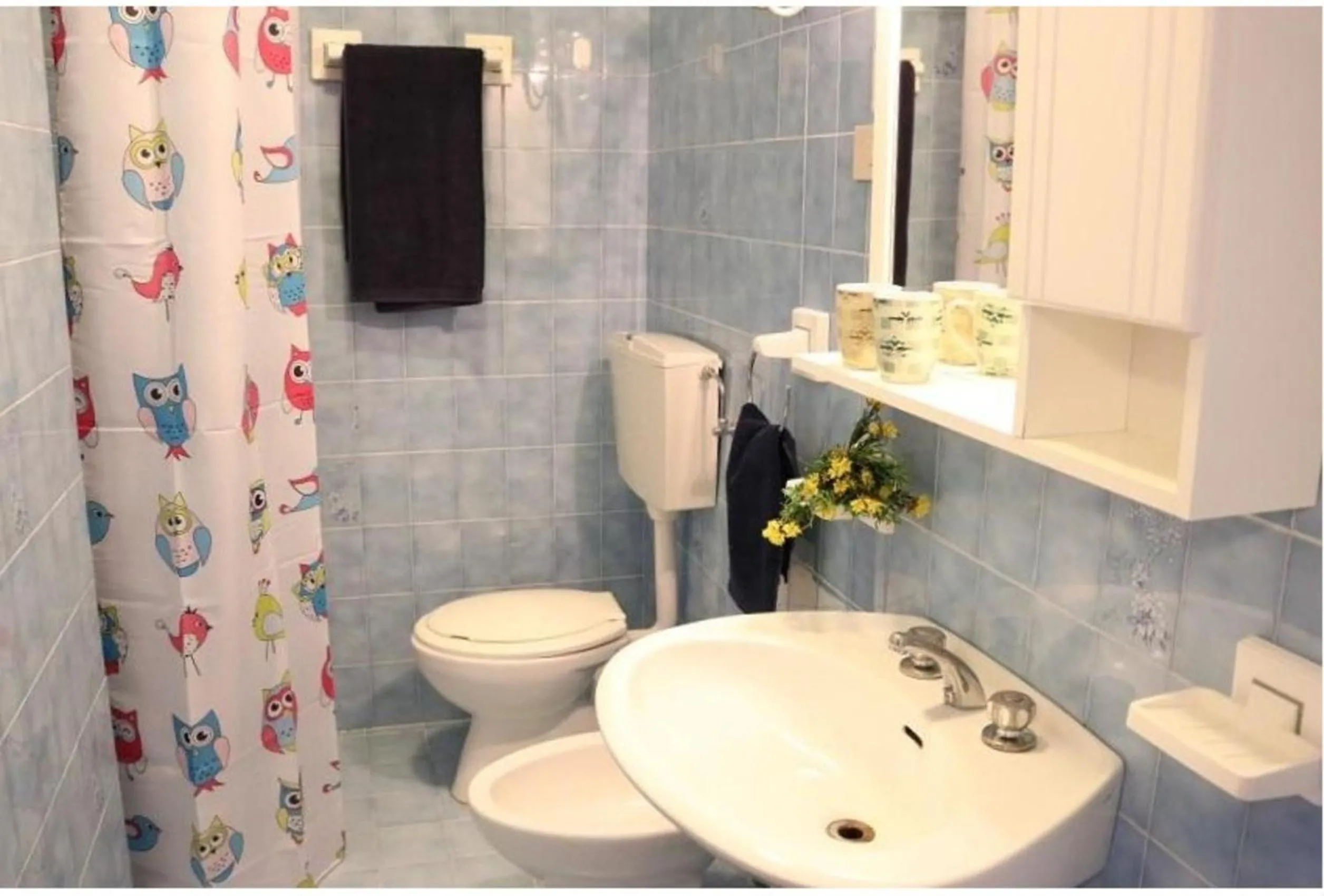 Bathroom in Superb apartment with sea view