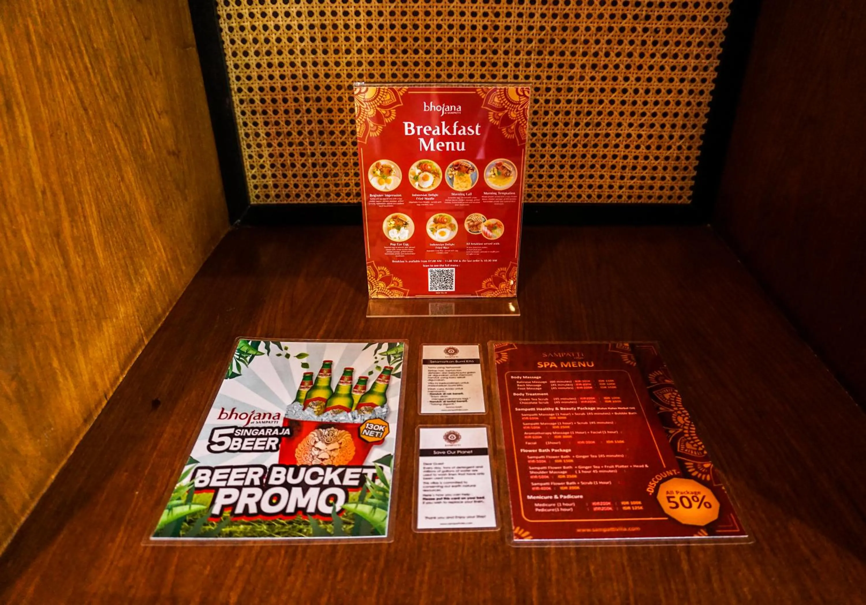 room service in Sampatti Villas