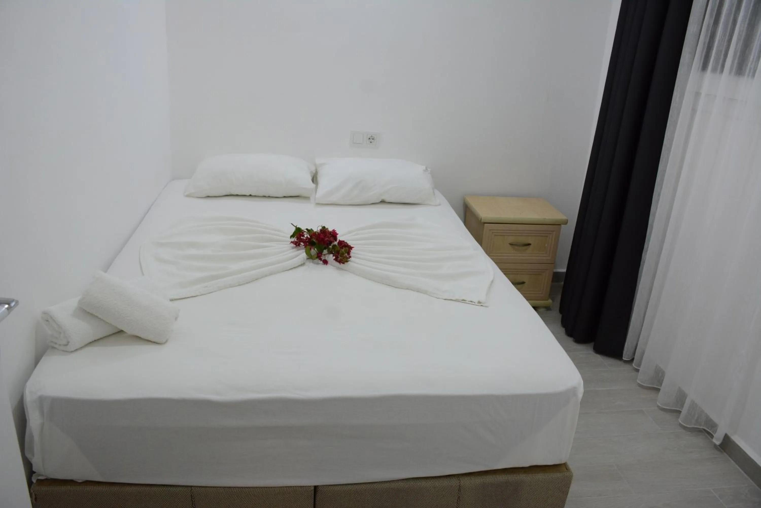 Bed in Manolya Hotel