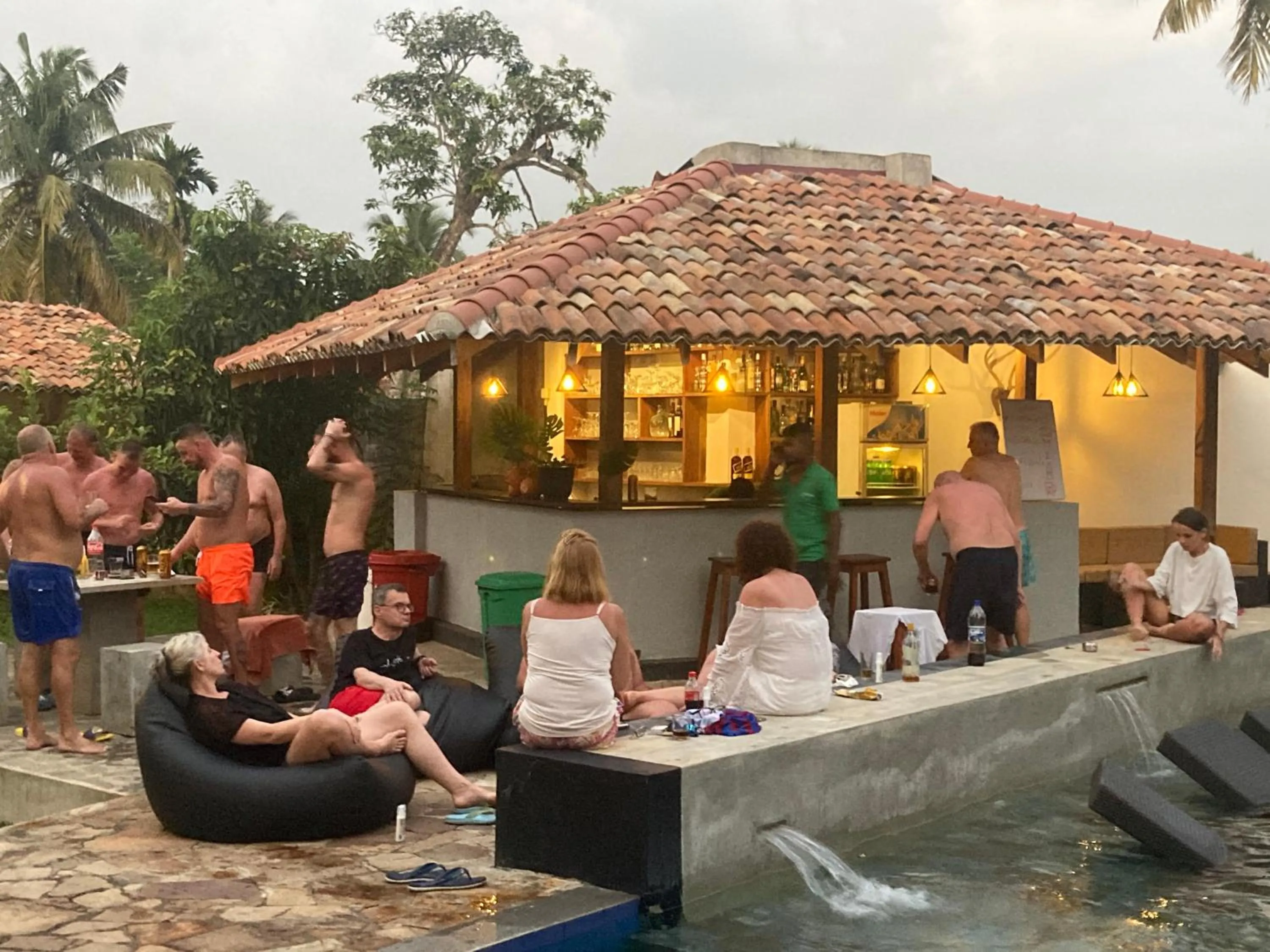 group of guests in Handagedara Resort & Spa