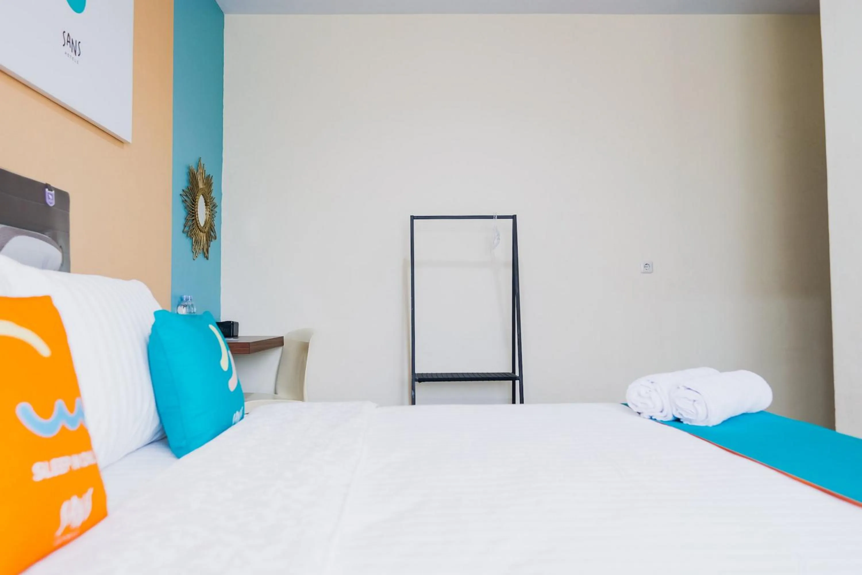 Bedroom, Bed in Sans Hotel Cemara Asri Medan