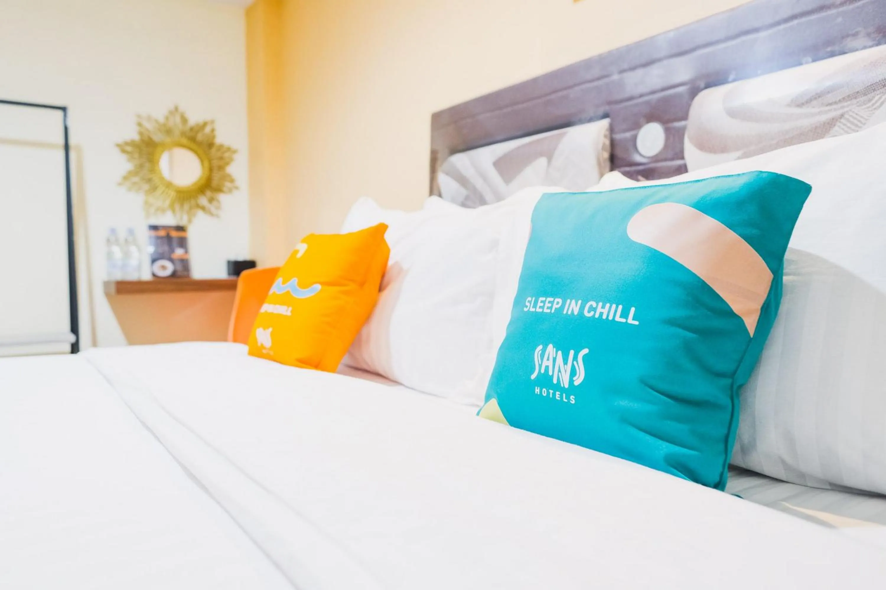 Bedroom, Bed in Sans Hotel Cemara Asri Medan