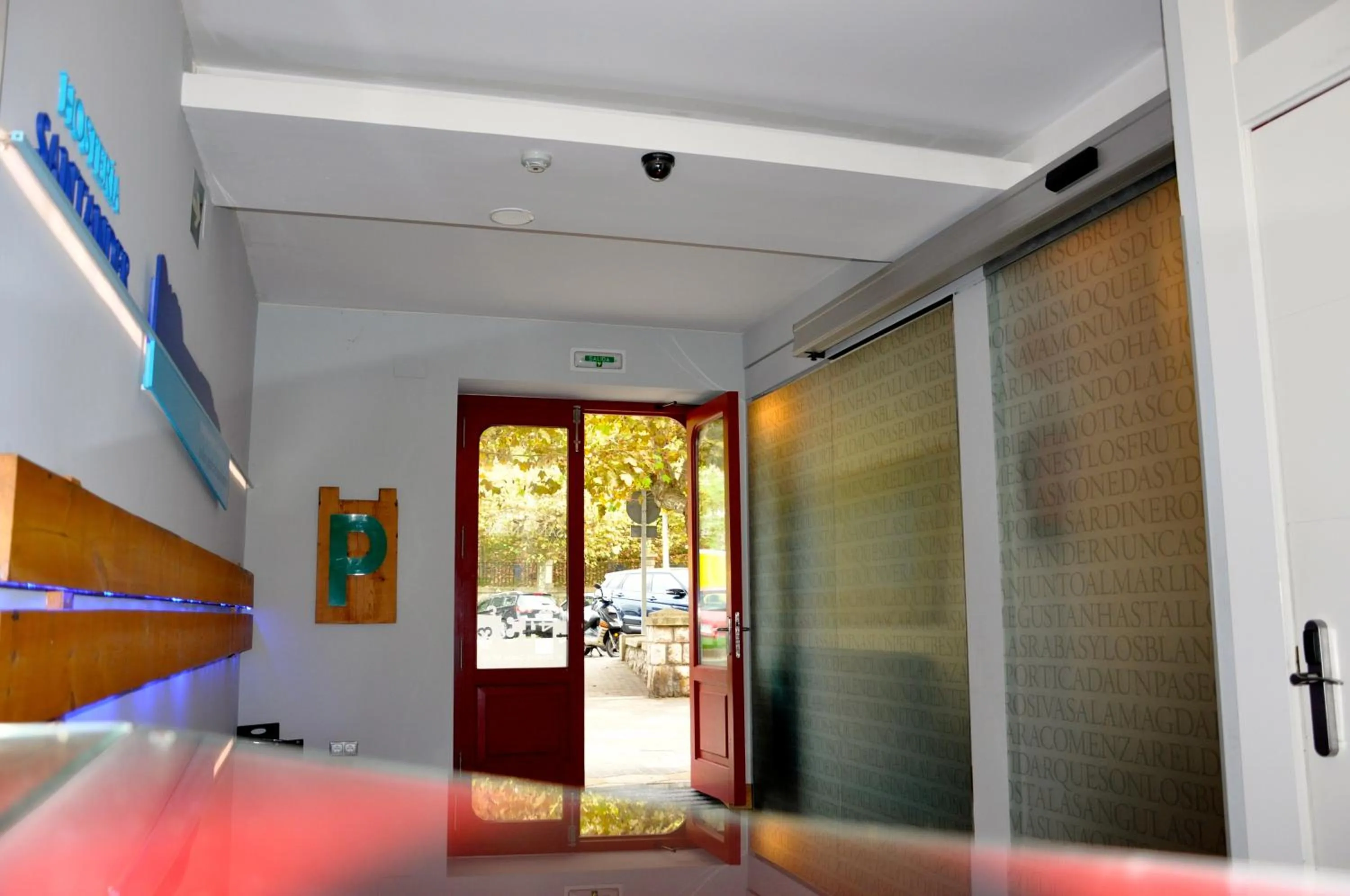 Lobby or reception, Bed in Hosteria Santander