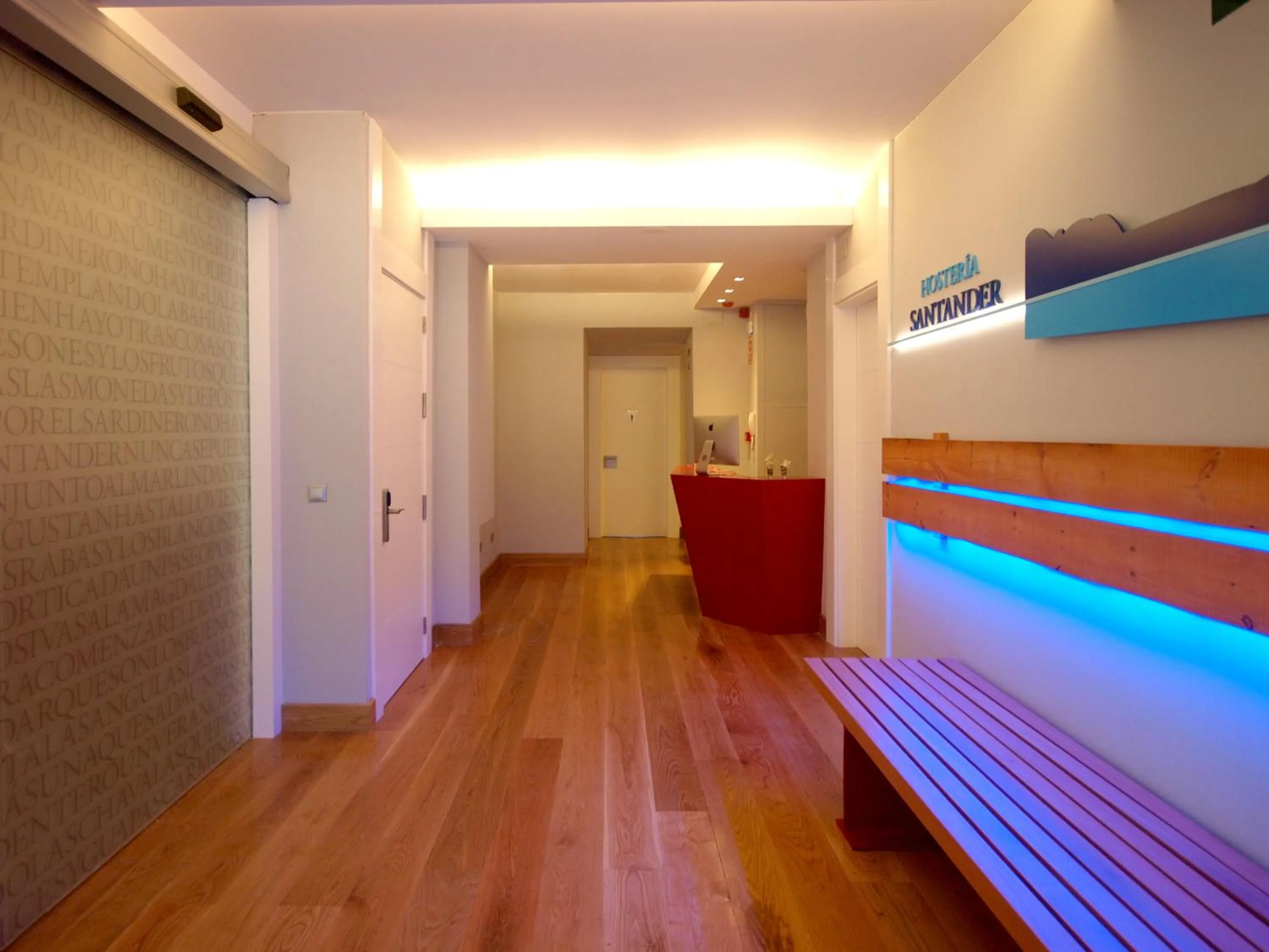 Lobby or reception in Hosteria Santander