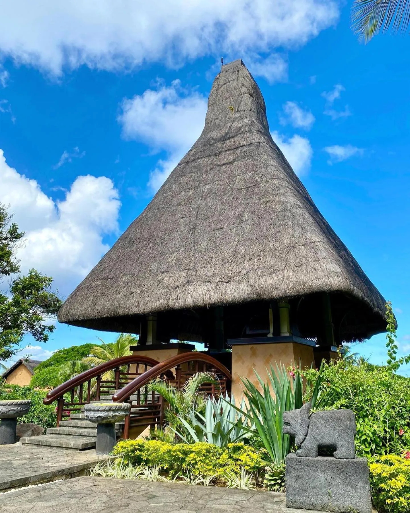 Facade/entrance in The Oberoi Beach Resort, Mauritius