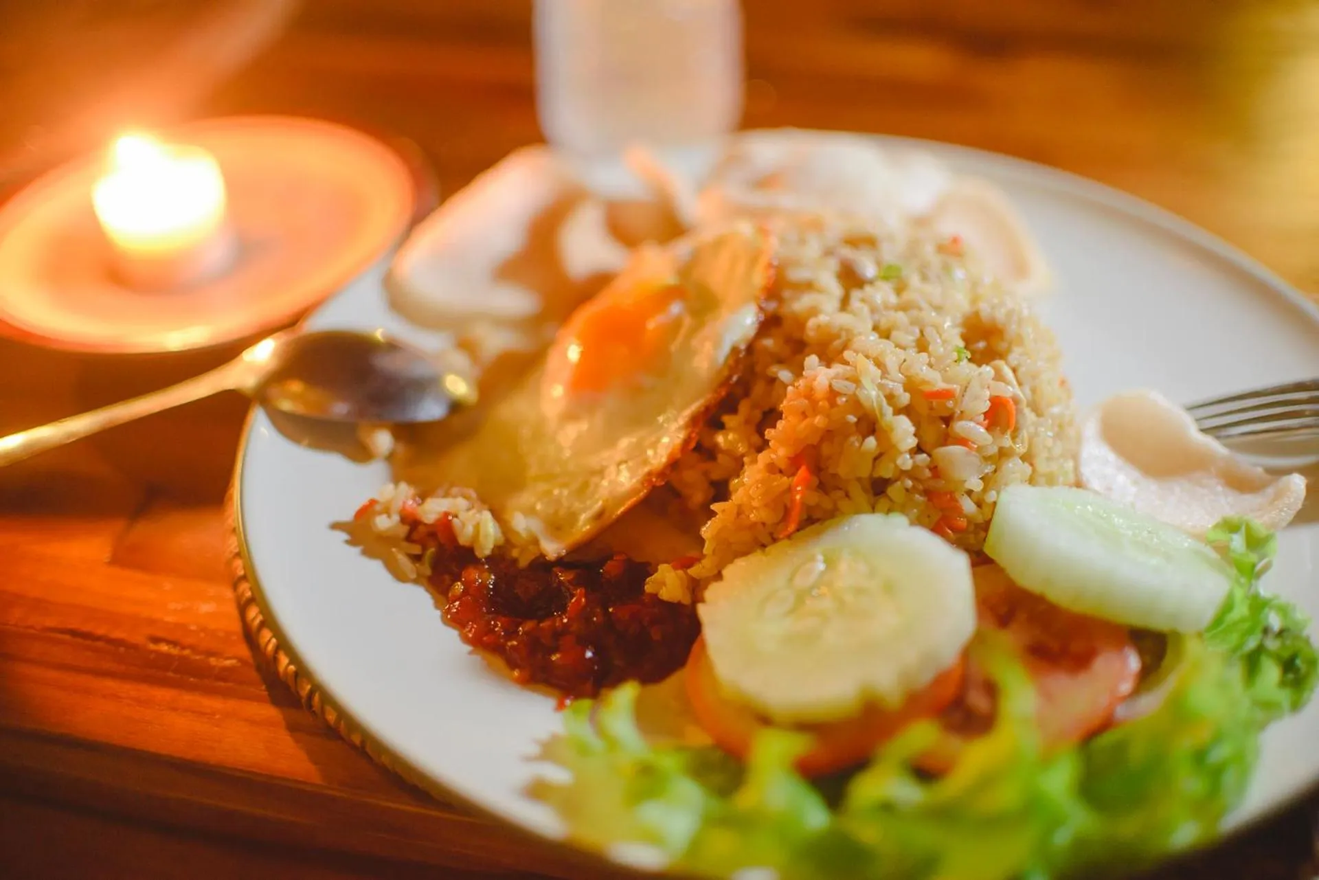 Breakfast in Radha Homestay