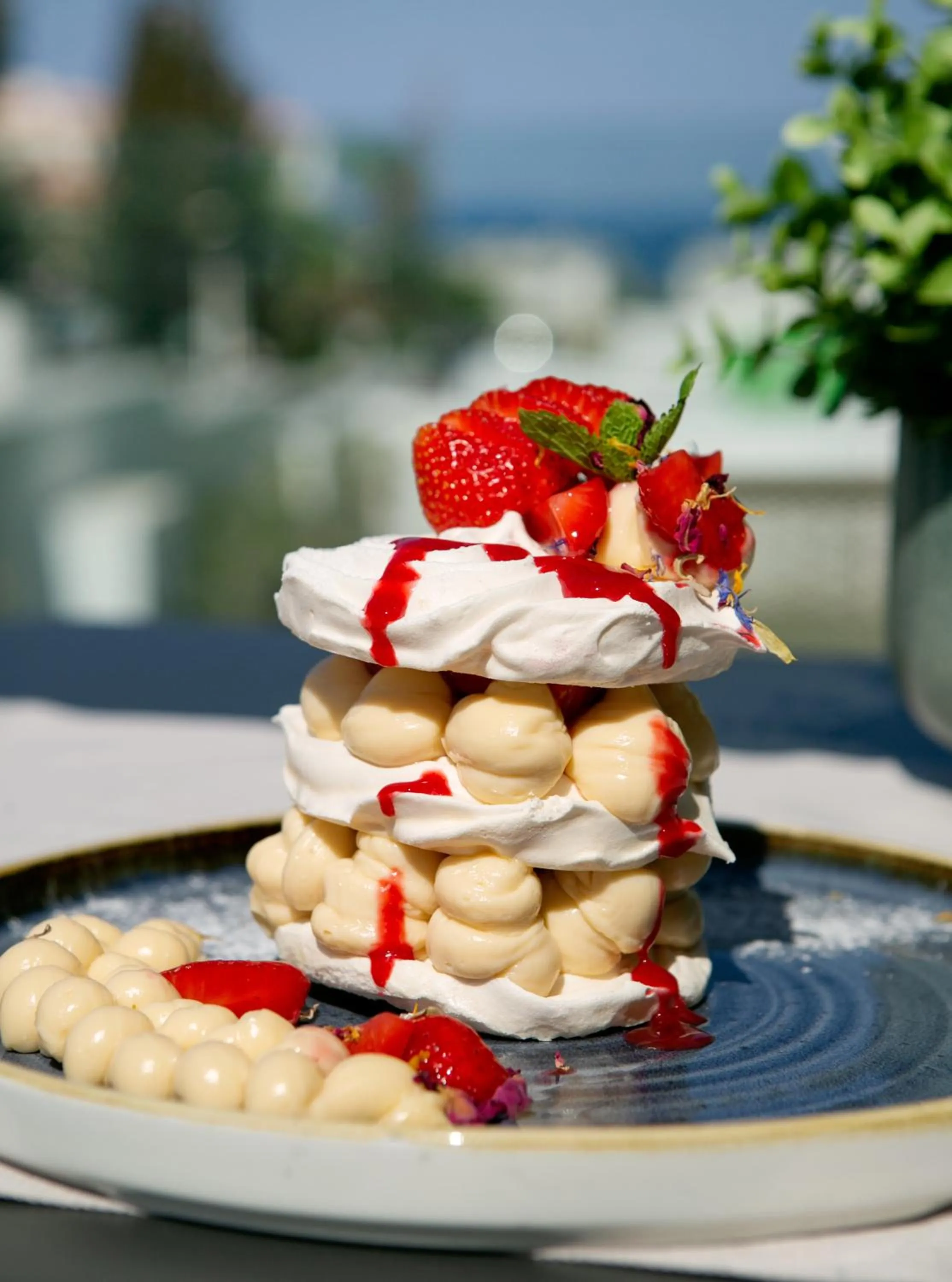 Food close-up in Atlantica Aqua Blue