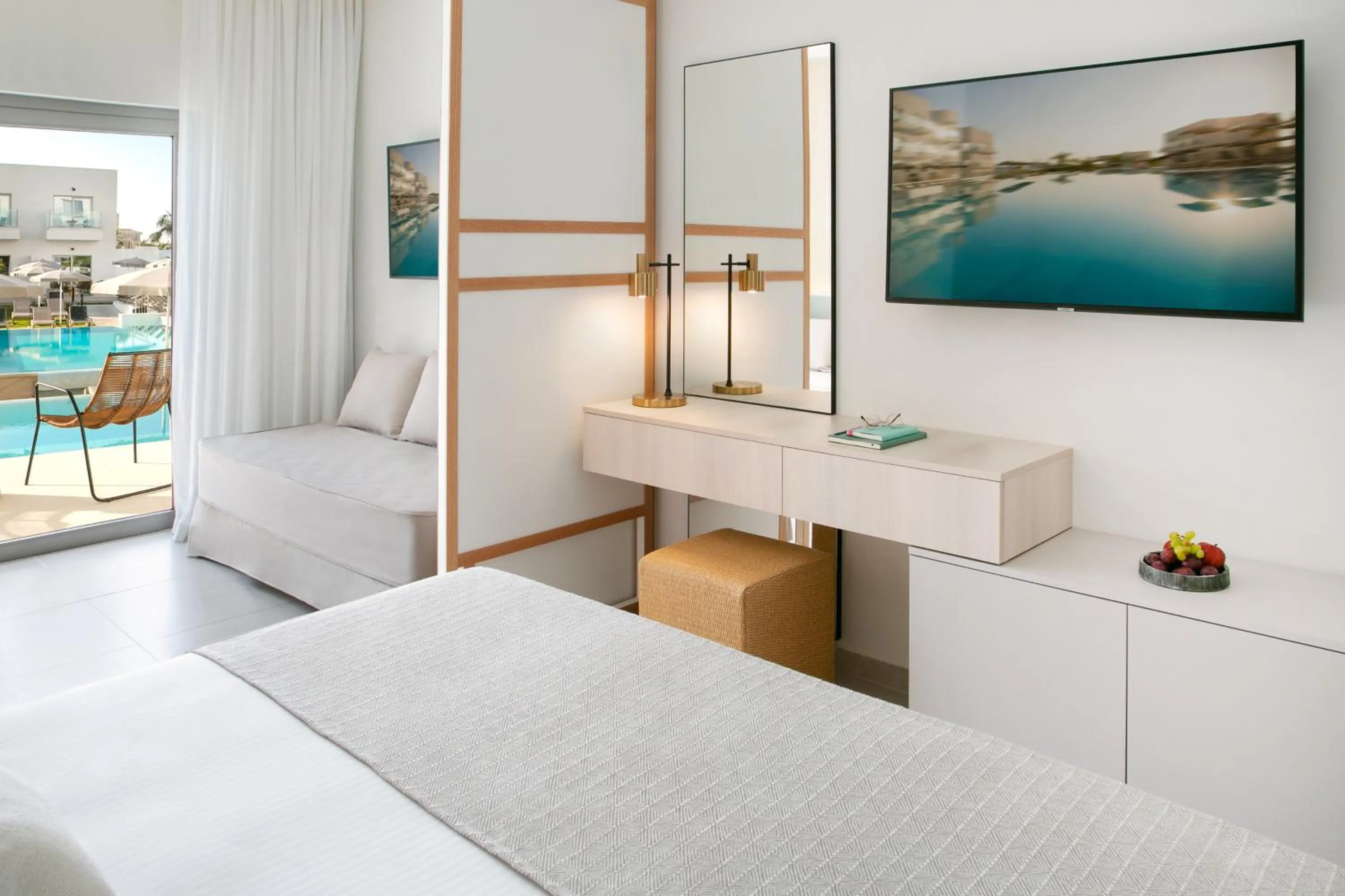 Bed in Atlantica Aqua Blue