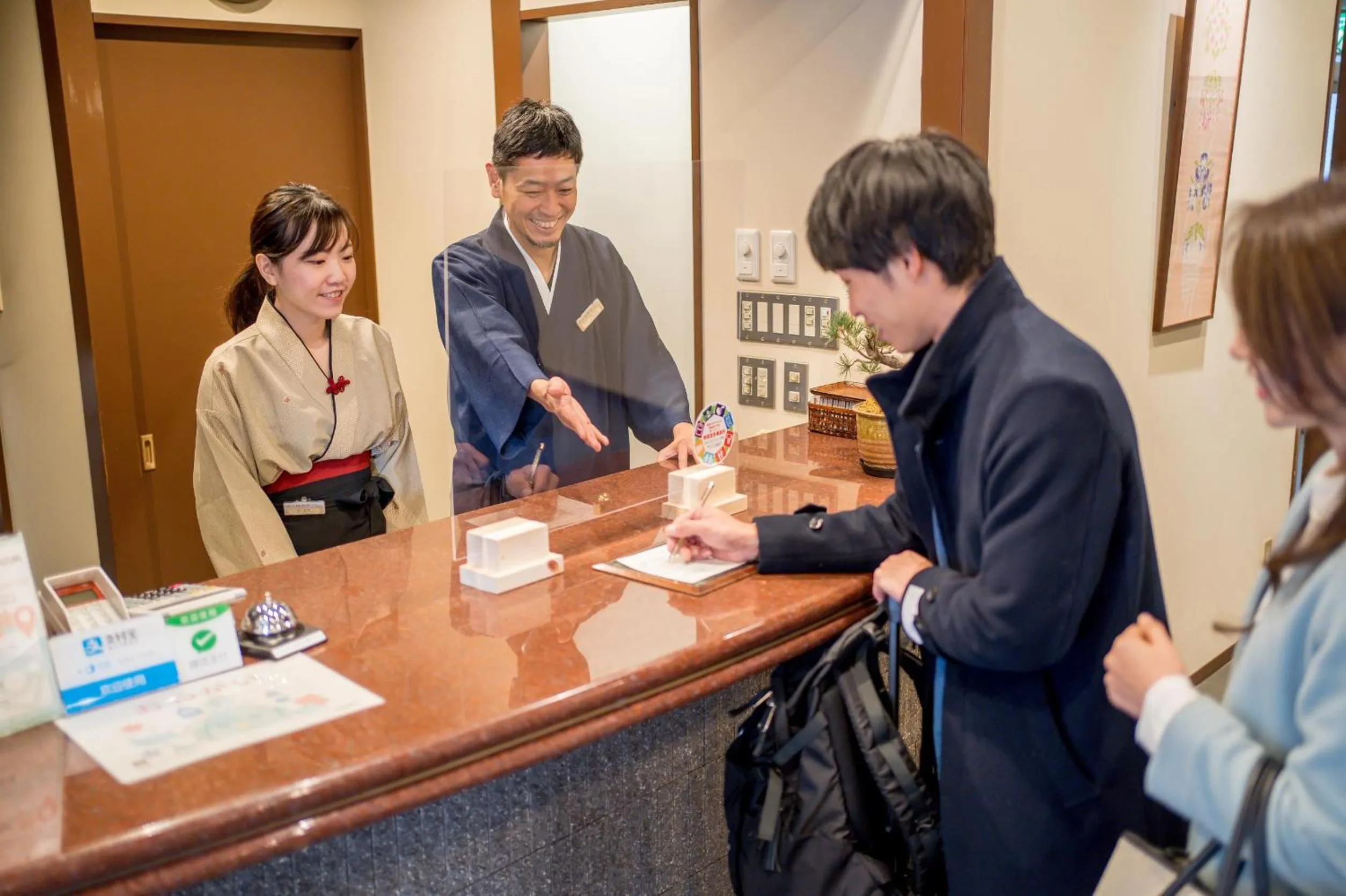 Staff in Ryokan Ryokufuso