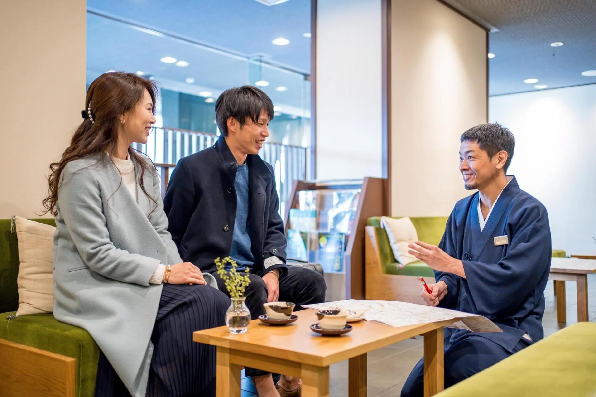 Staff in Ryokan Ryokufuso