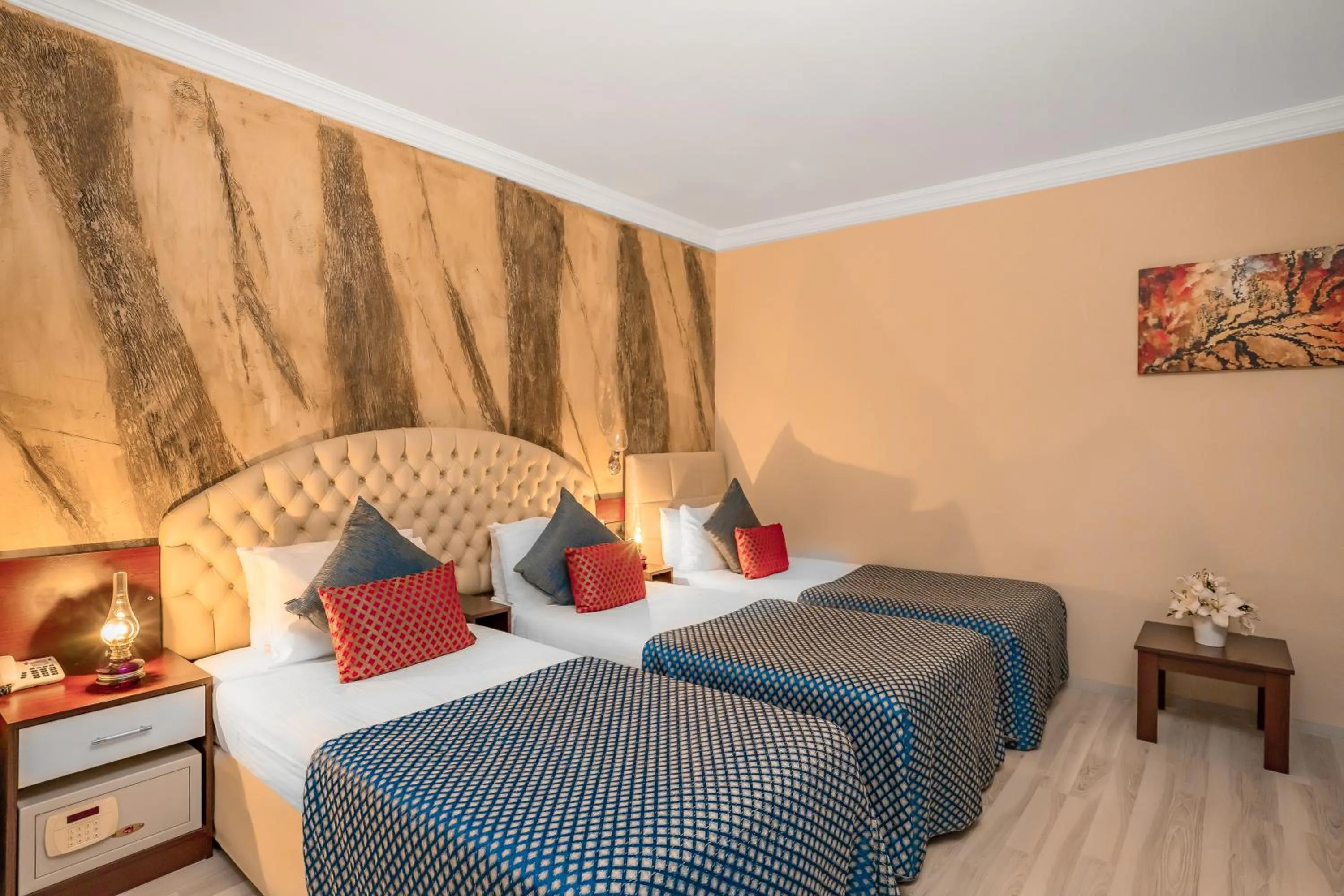 Bed in GRAND ANİ HOTEL