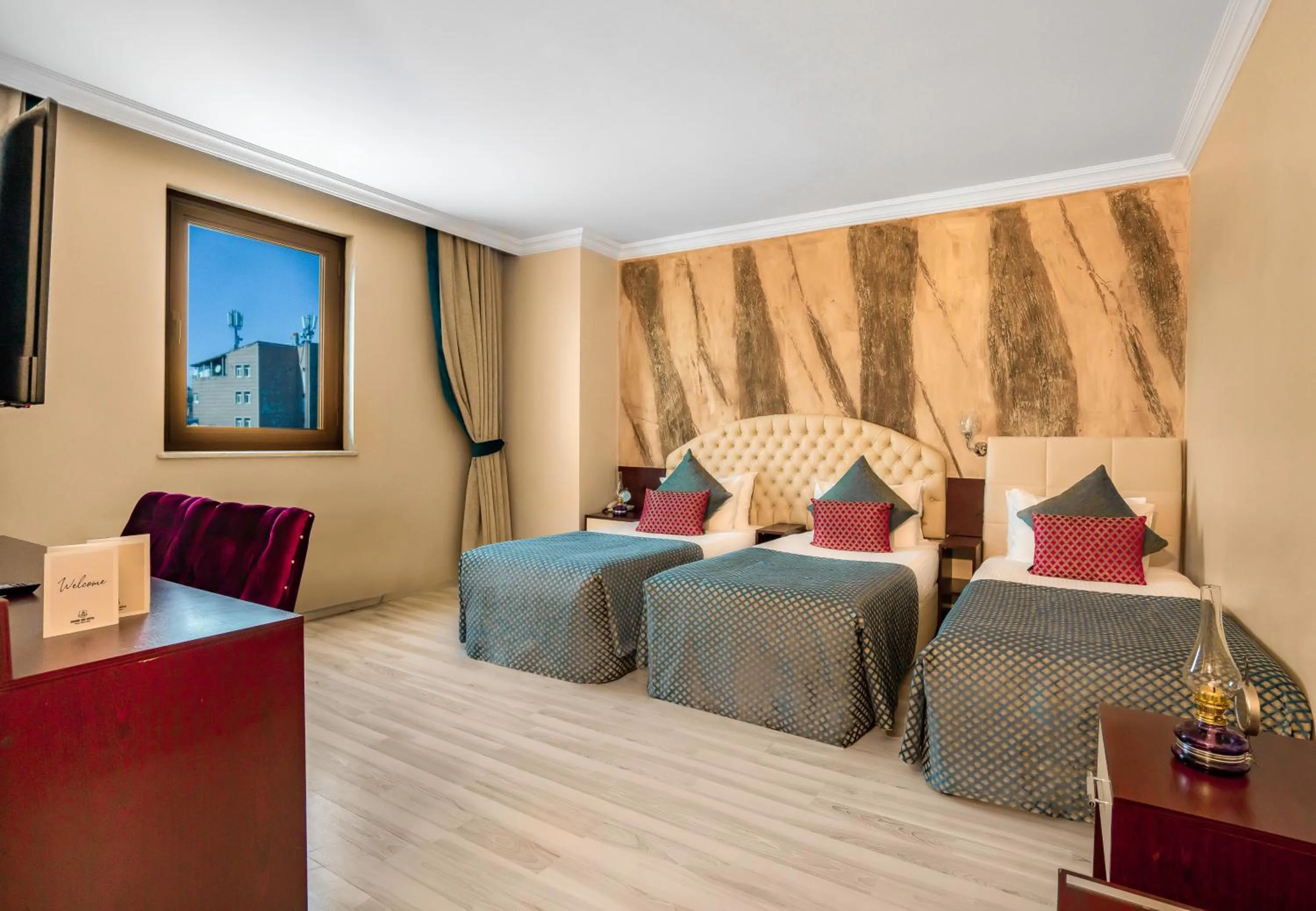 Bed in GRAND ANİ HOTEL