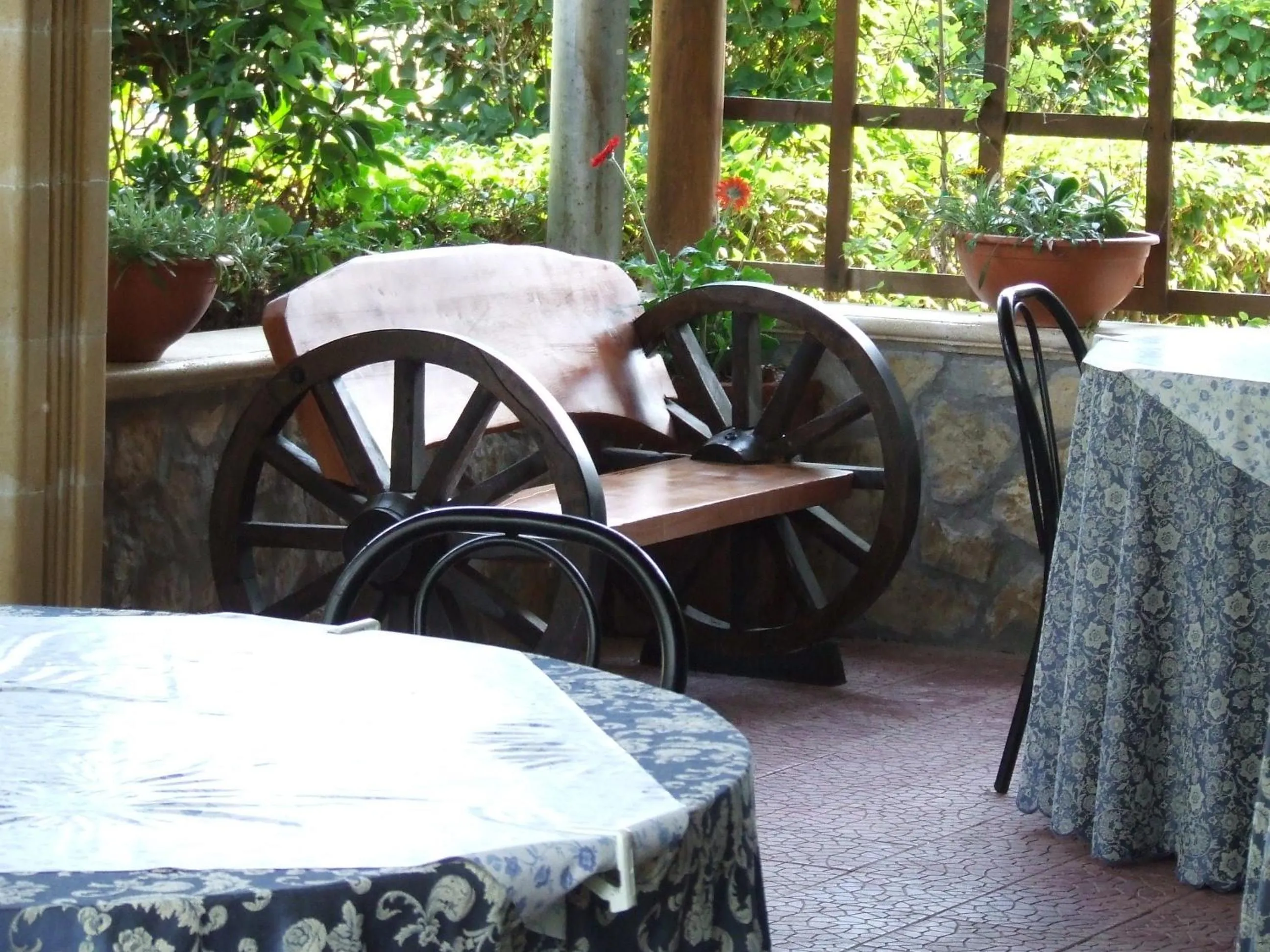 Decorative detail in Hotel Costa Jonica