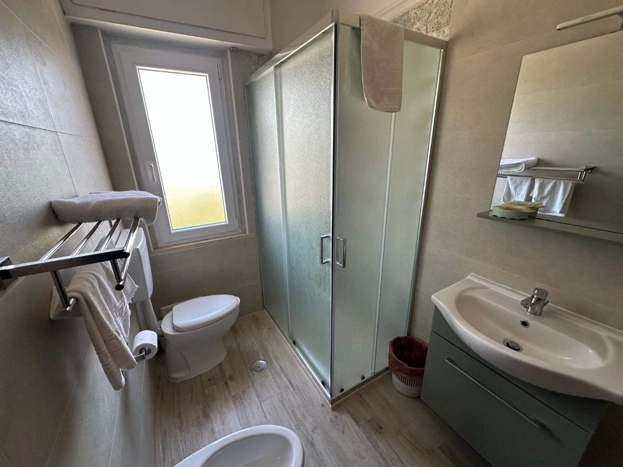 Bathroom in Hotel Costa Jonica