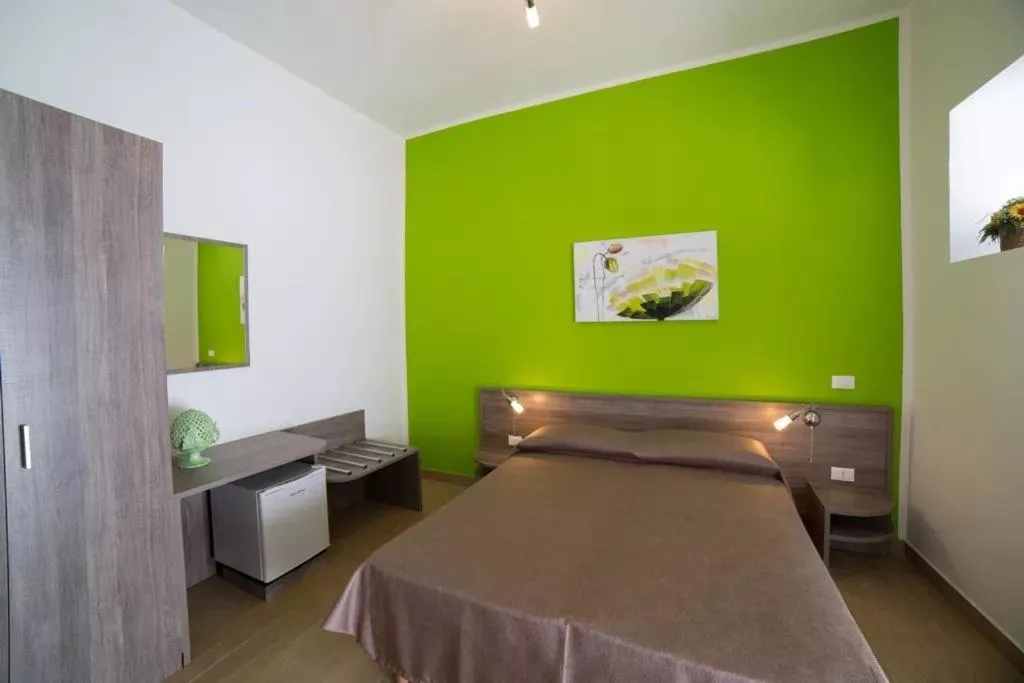 Bed in La Giara Resort