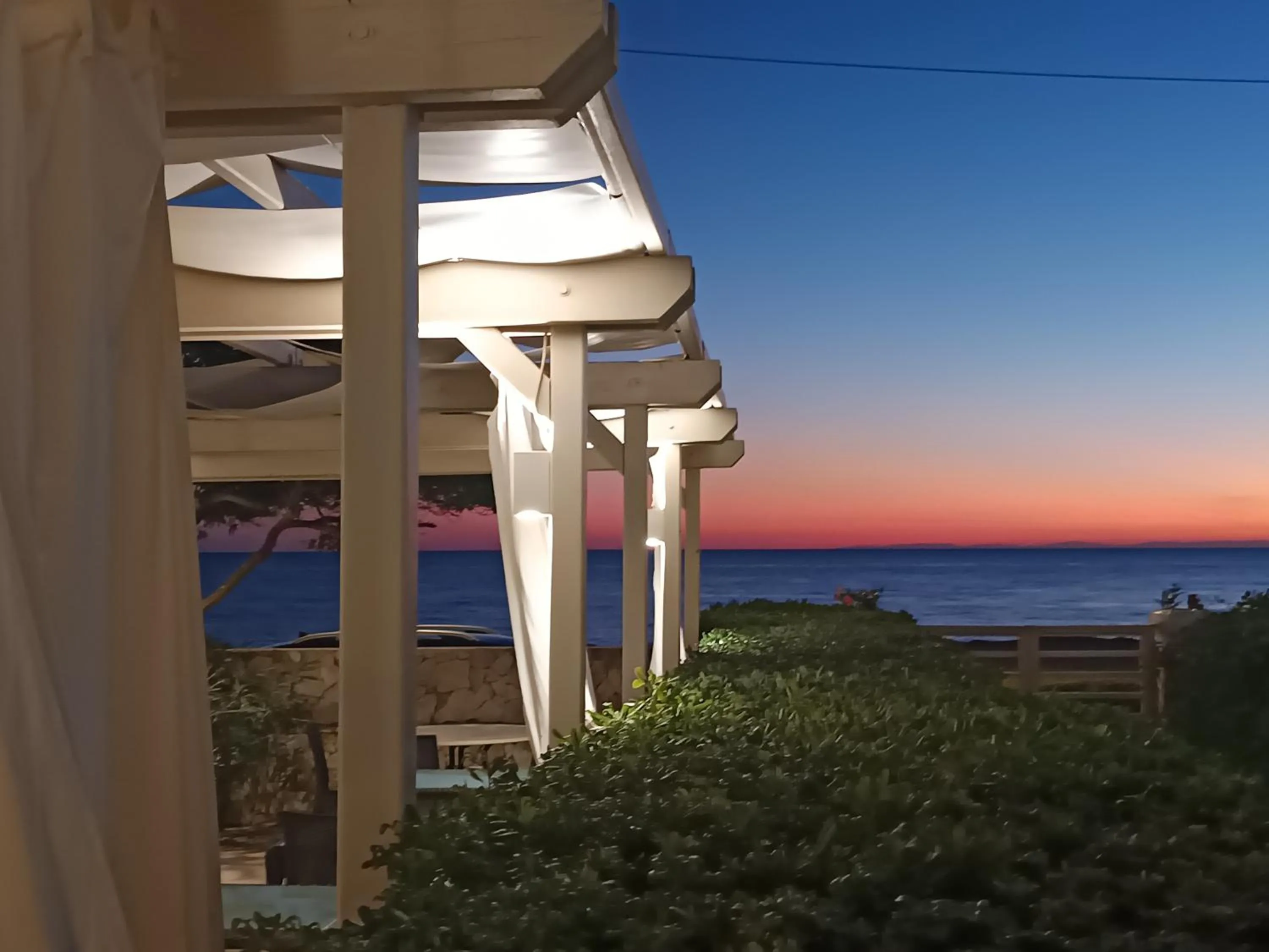 Sunset in La Giara Resort
