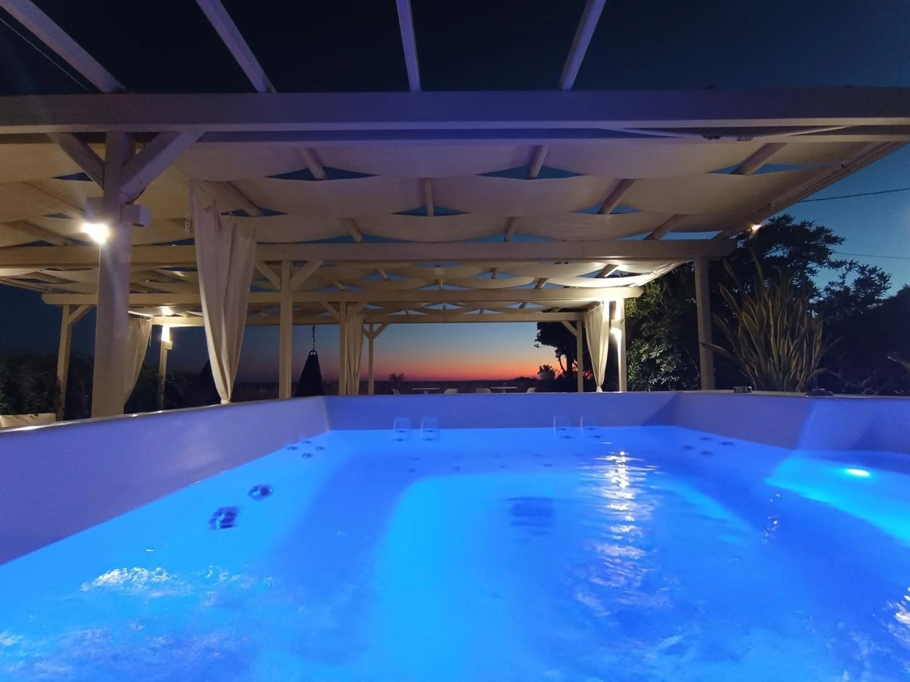 Sunset in La Giara Resort