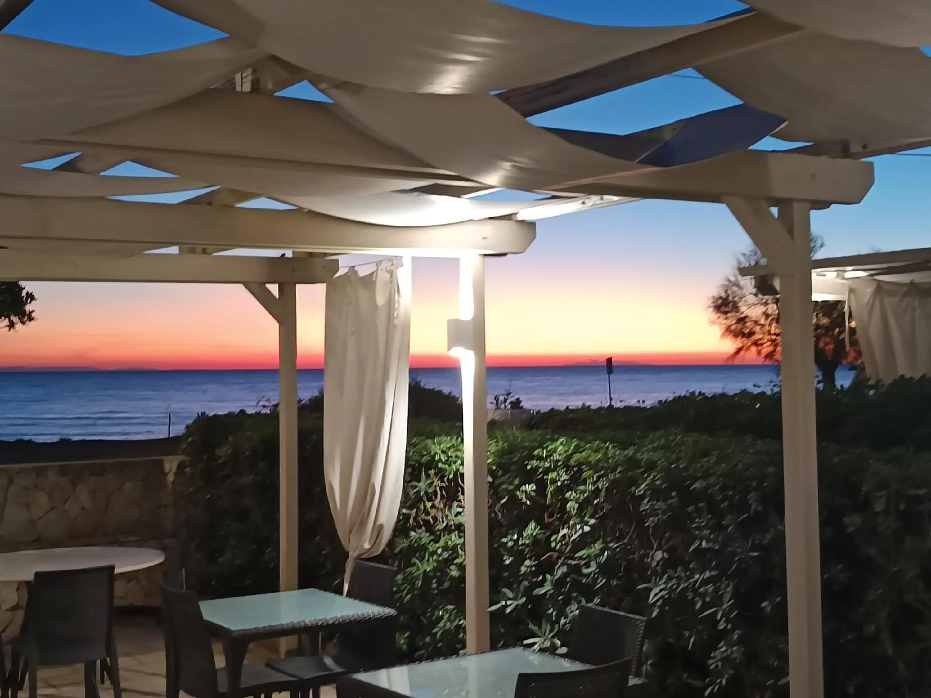 Sunset in La Giara Resort