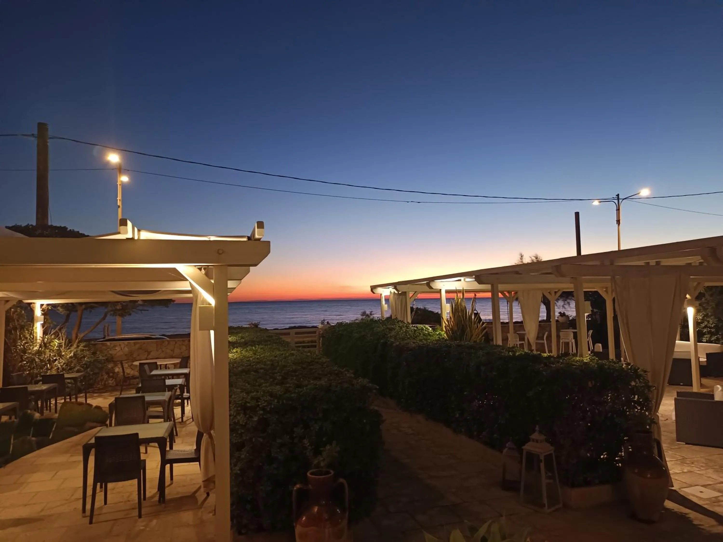 Sunset in La Giara Resort