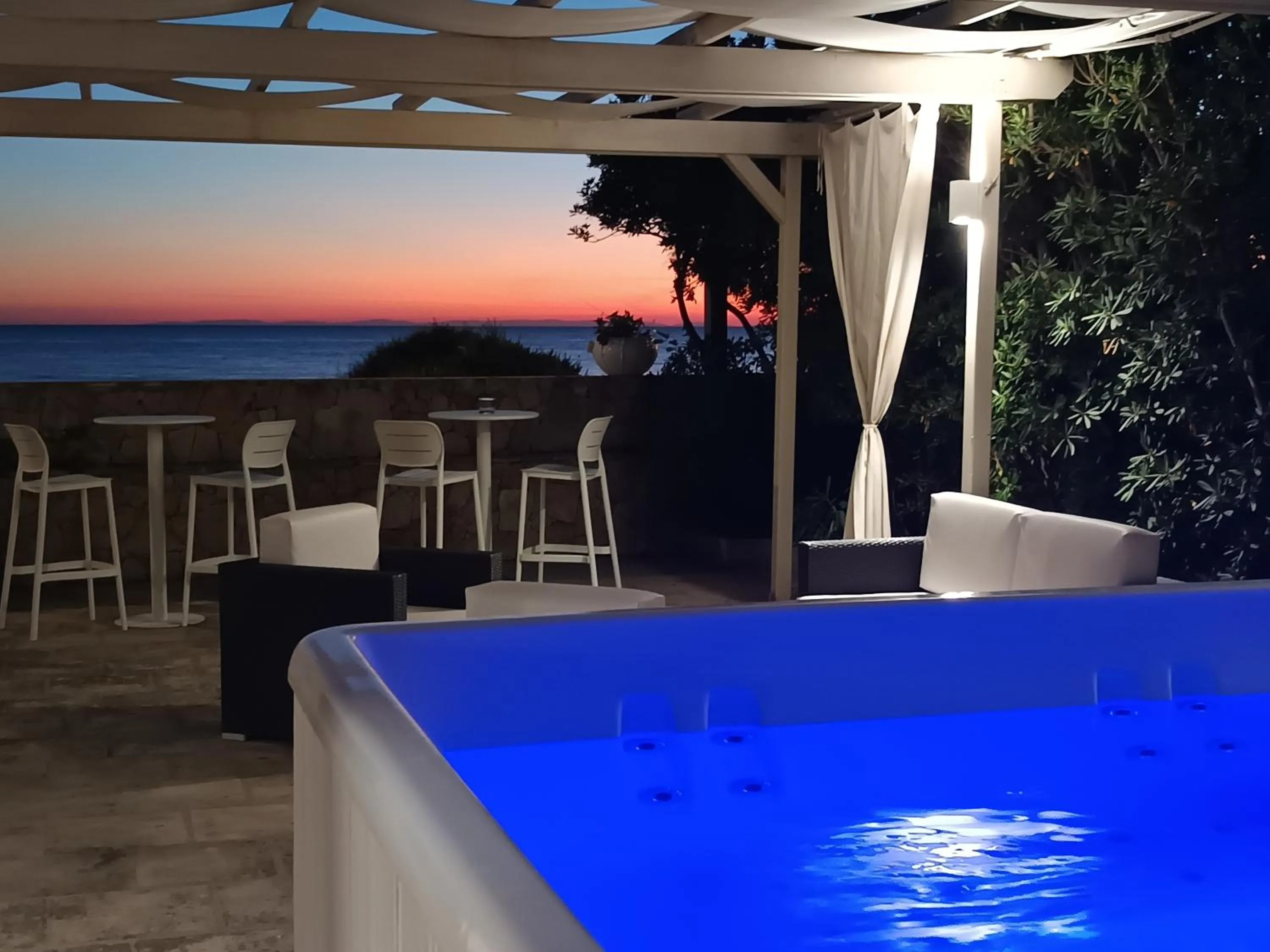 Sunset in La Giara Resort