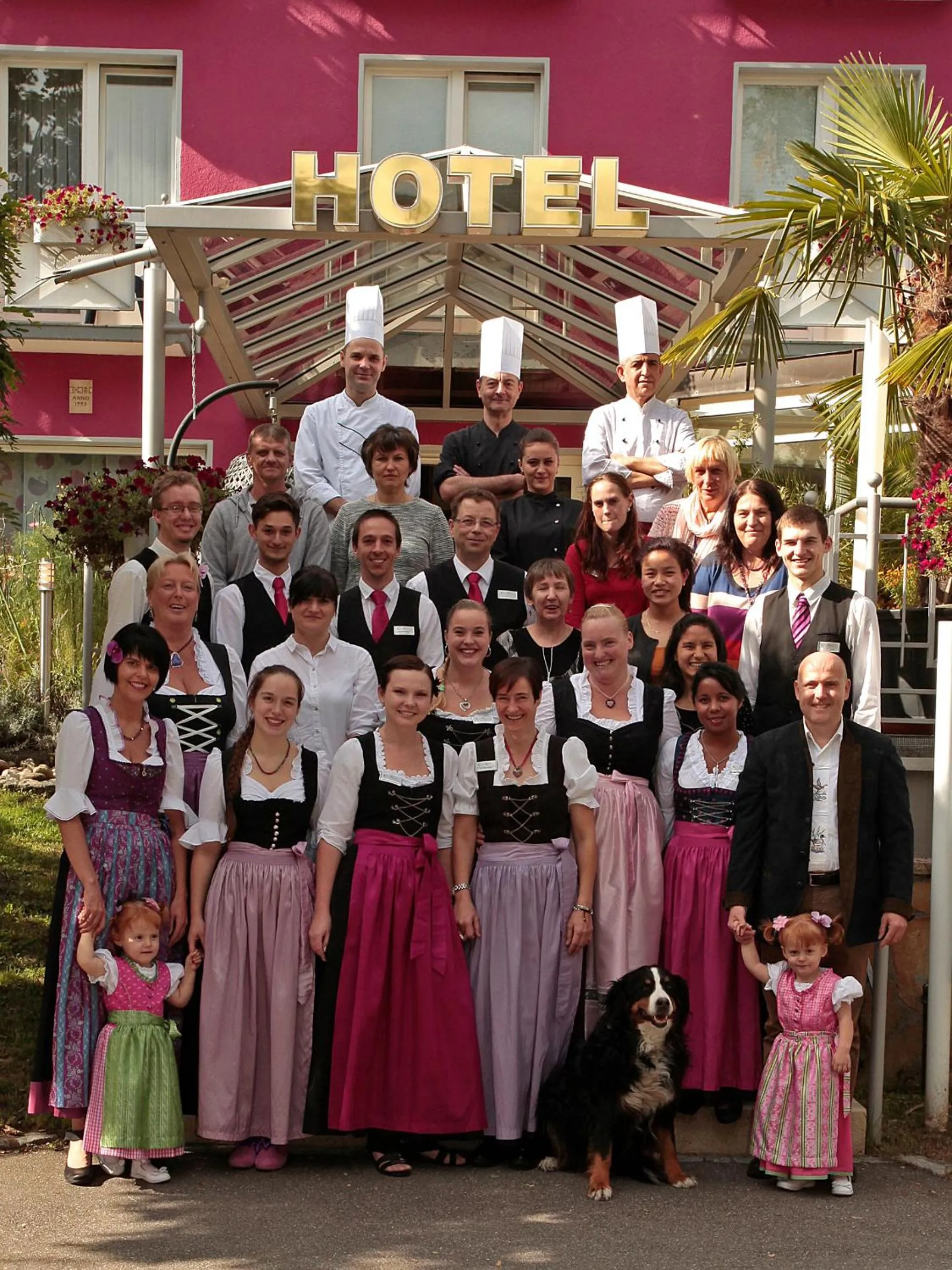 Staff in Eden Hotel