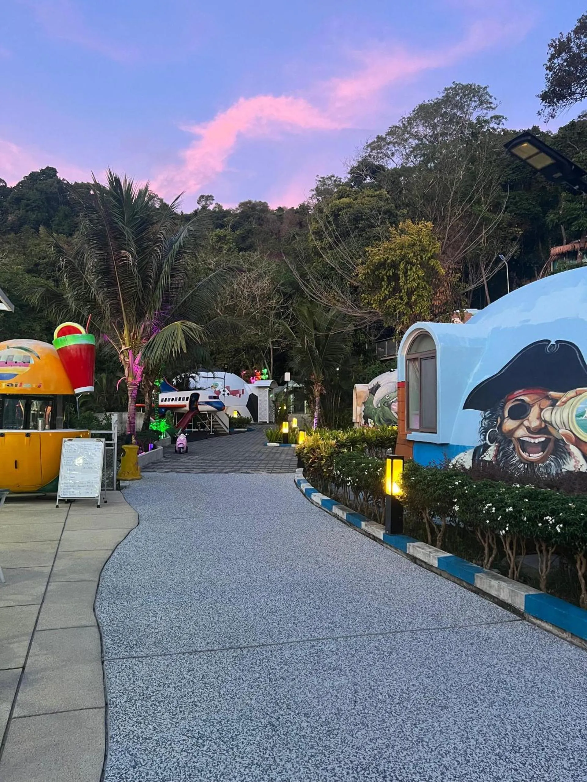 Natural landscape in MyRus Resort Langkawi