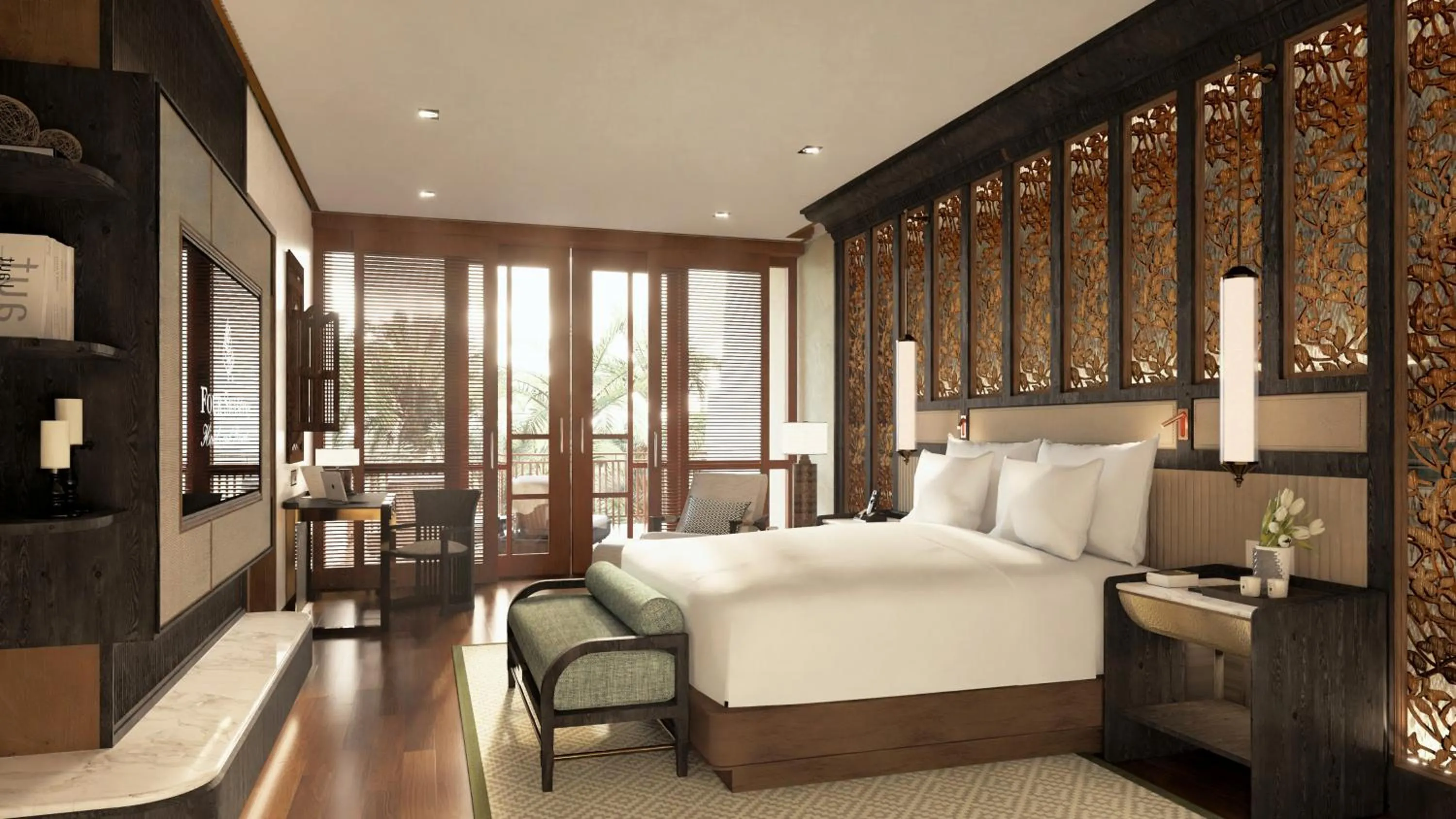 Bedroom, Bed in Four Seasons Resort Bali at Sayan