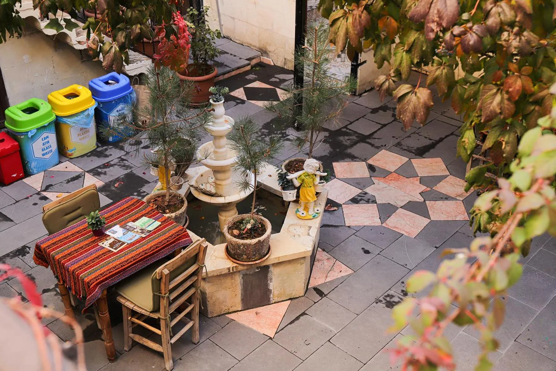 Seating area in Şirvani Konağı