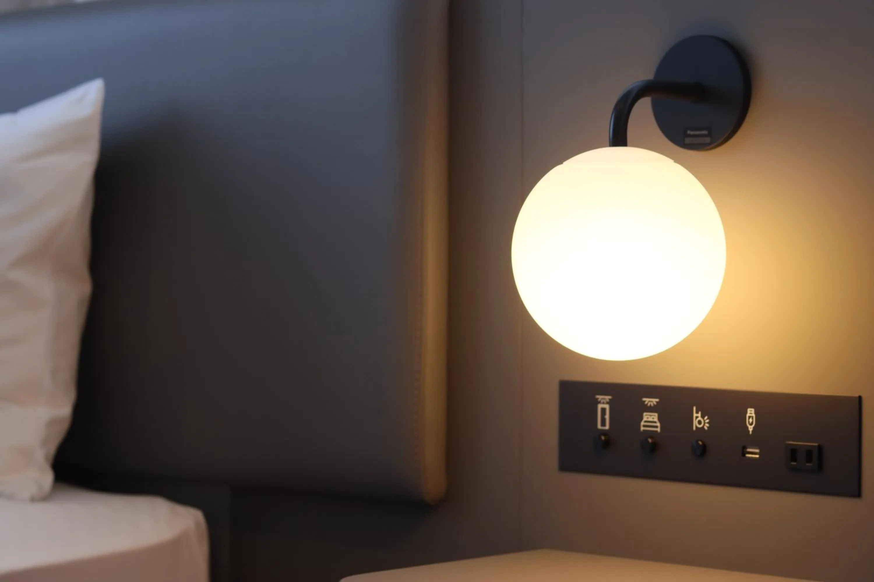 Bed in Hotel Pagong with M's