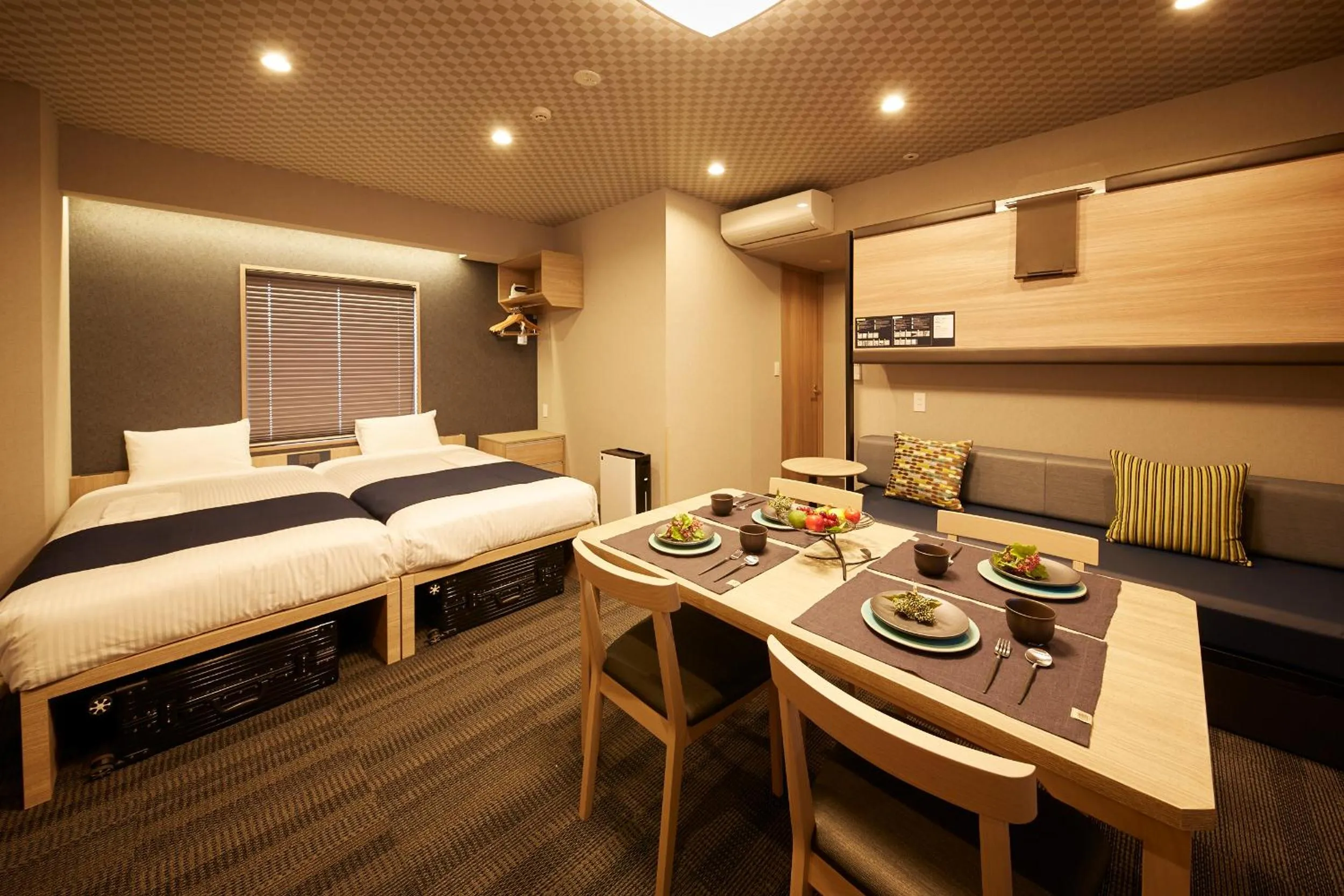 Bed in MONday Apart Premium UENO OKACHIMACHI